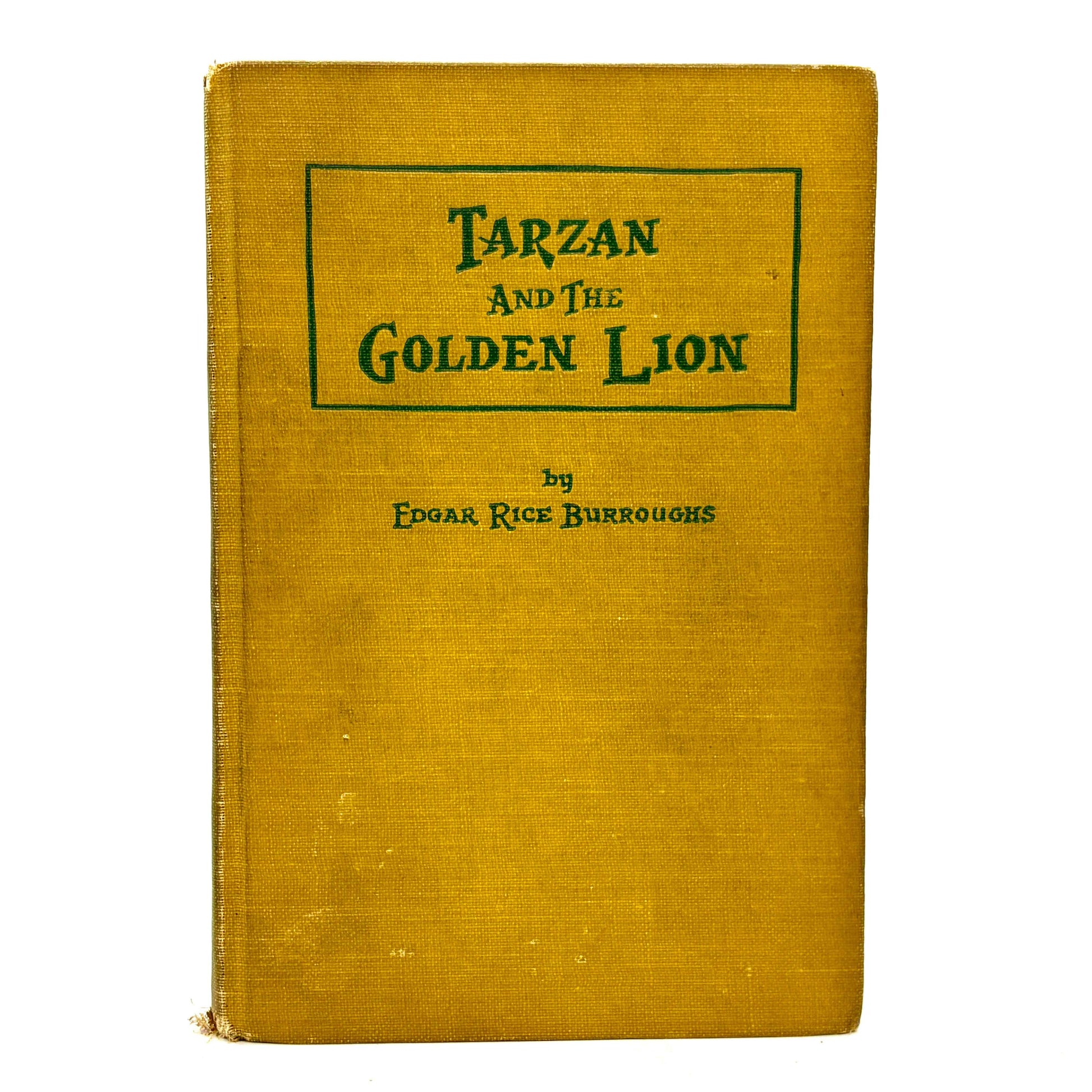 BURROUGHS, Edgar Rice "Tarzan and the Golden Lion" [A.C McClurg, 1923] 1st Edition