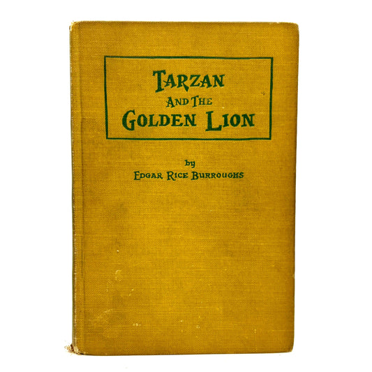 BURROUGHS, Edgar Rice "Tarzan and the Golden Lion" [A.C McClurg, 1923] 1st Edition