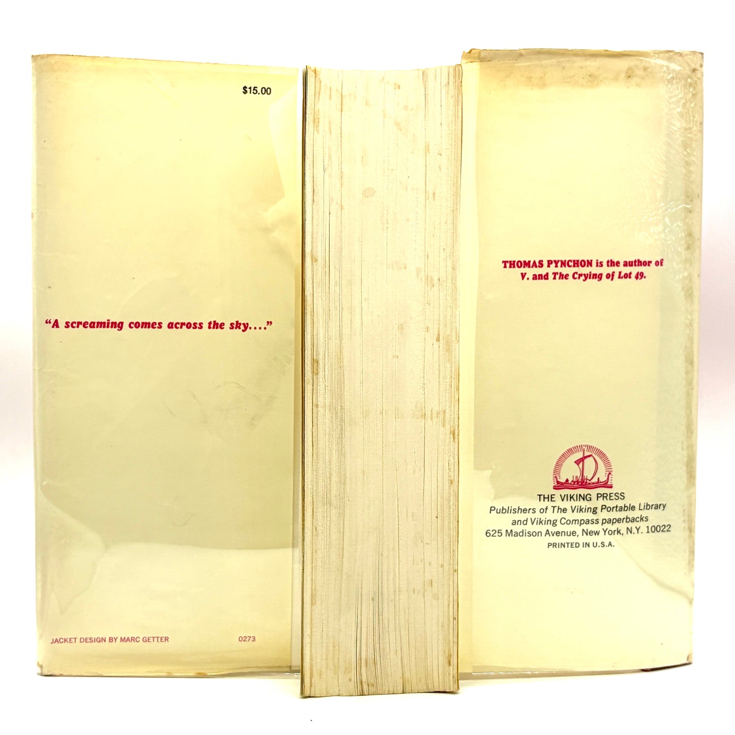 PYNCHON, Thomas "Gravity's Rainbow" [Viking, 1973] 1st Edition
