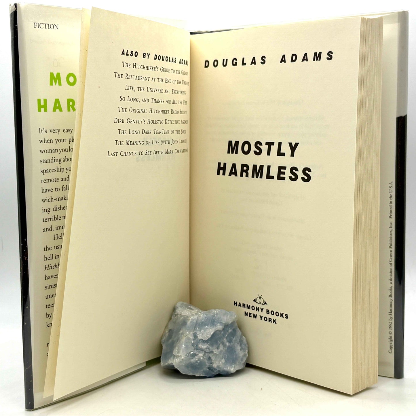 ADAMS, Douglas “Mostly Harmless” [Harmony Books, 1992] 1st US Edition