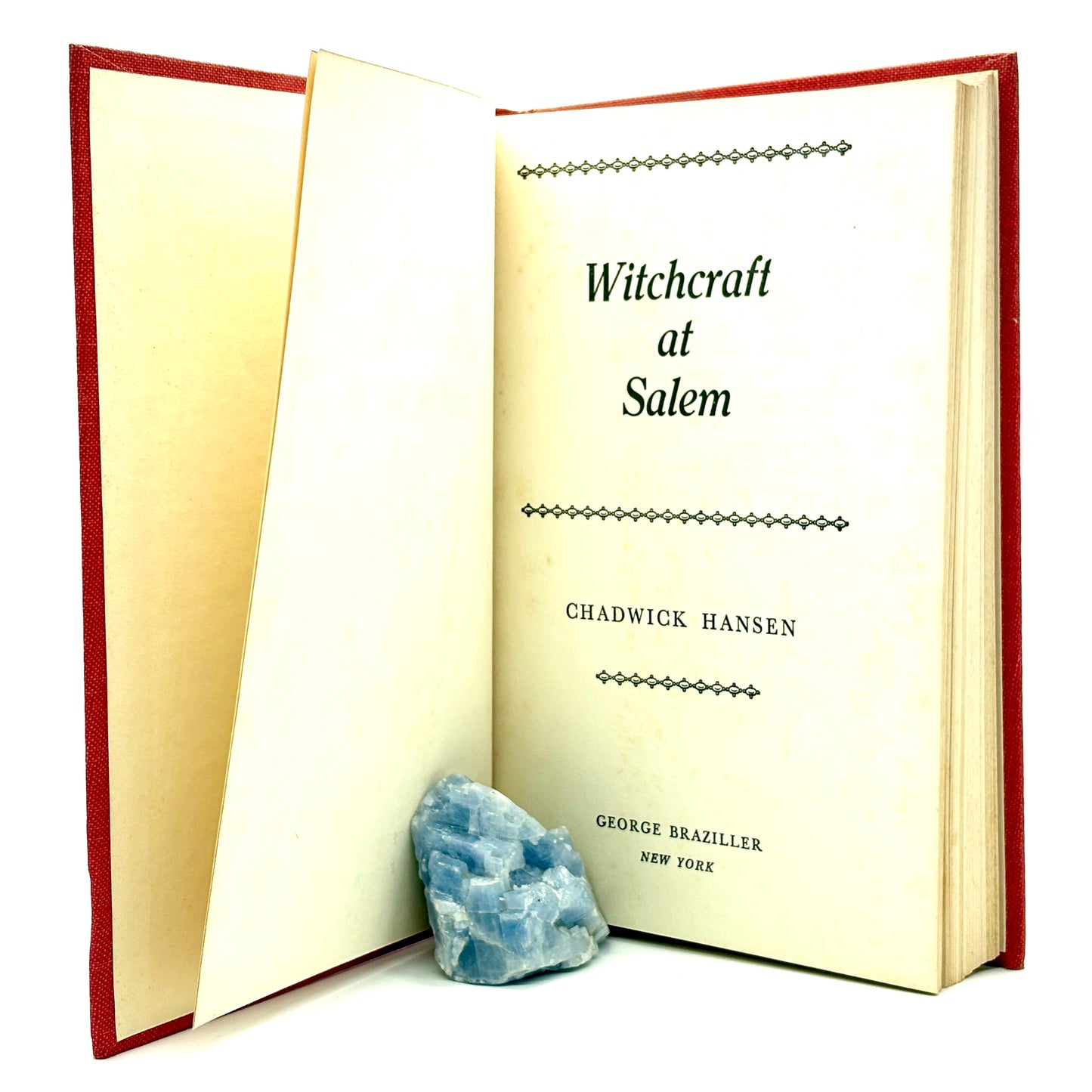 HANSEN, Chadwick "Witchcraft at Salem" [George Braziller, 1969] 1st/4th
