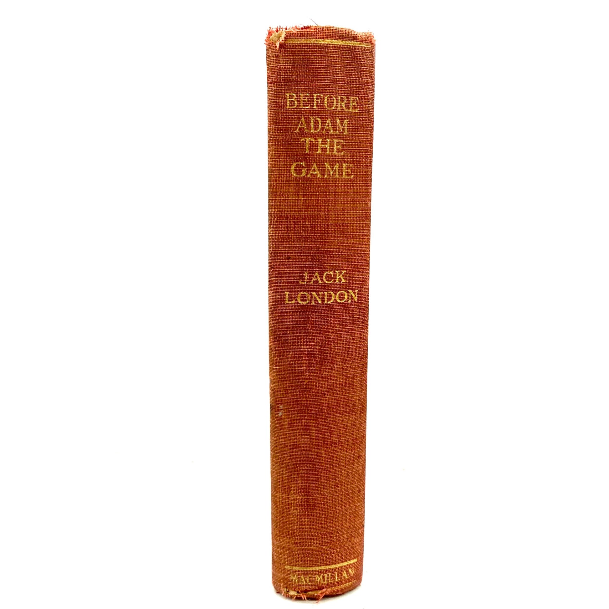 LONDON, Jack "Before Adam"/"The Game" [Macmillan, 1924] - Buzz Bookstore