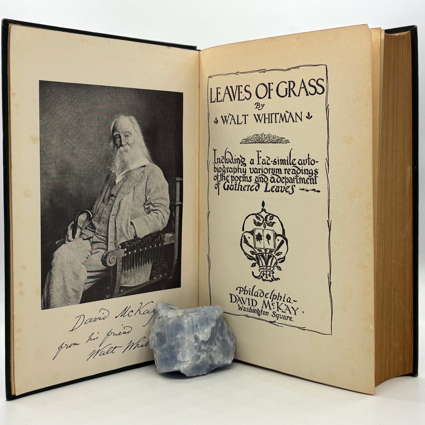 WHITMAN, Walt "Leaves of Grass" [David McKay, 1900]