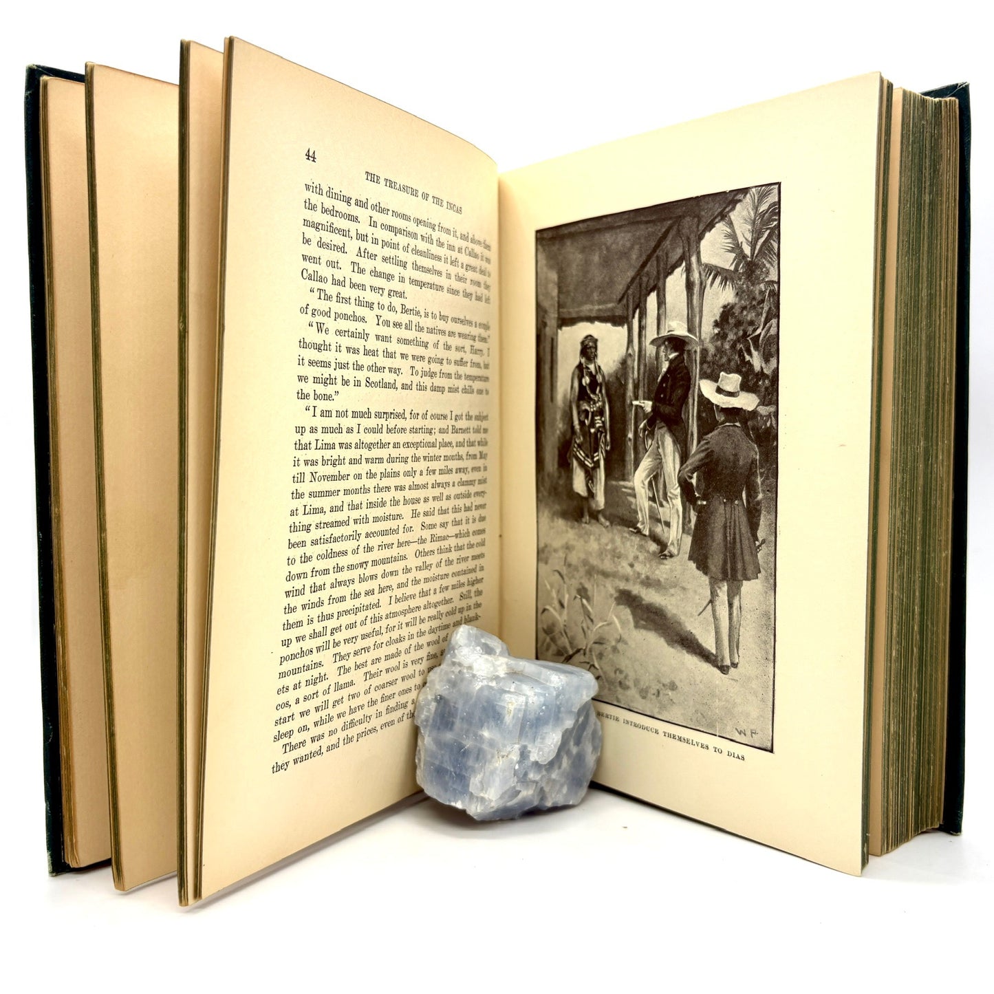 HENTY, G.A. "The Treasure of the Incas" [Scribners, 1902] 1st American Edition