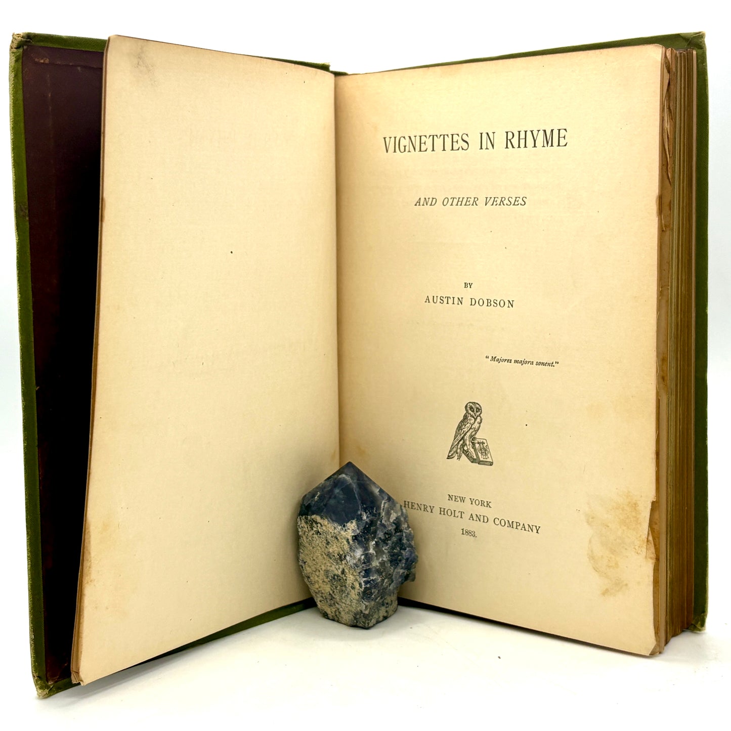 DOBSON, Austin "Vignettes in Rhyme" [Henry Holt, 1883]