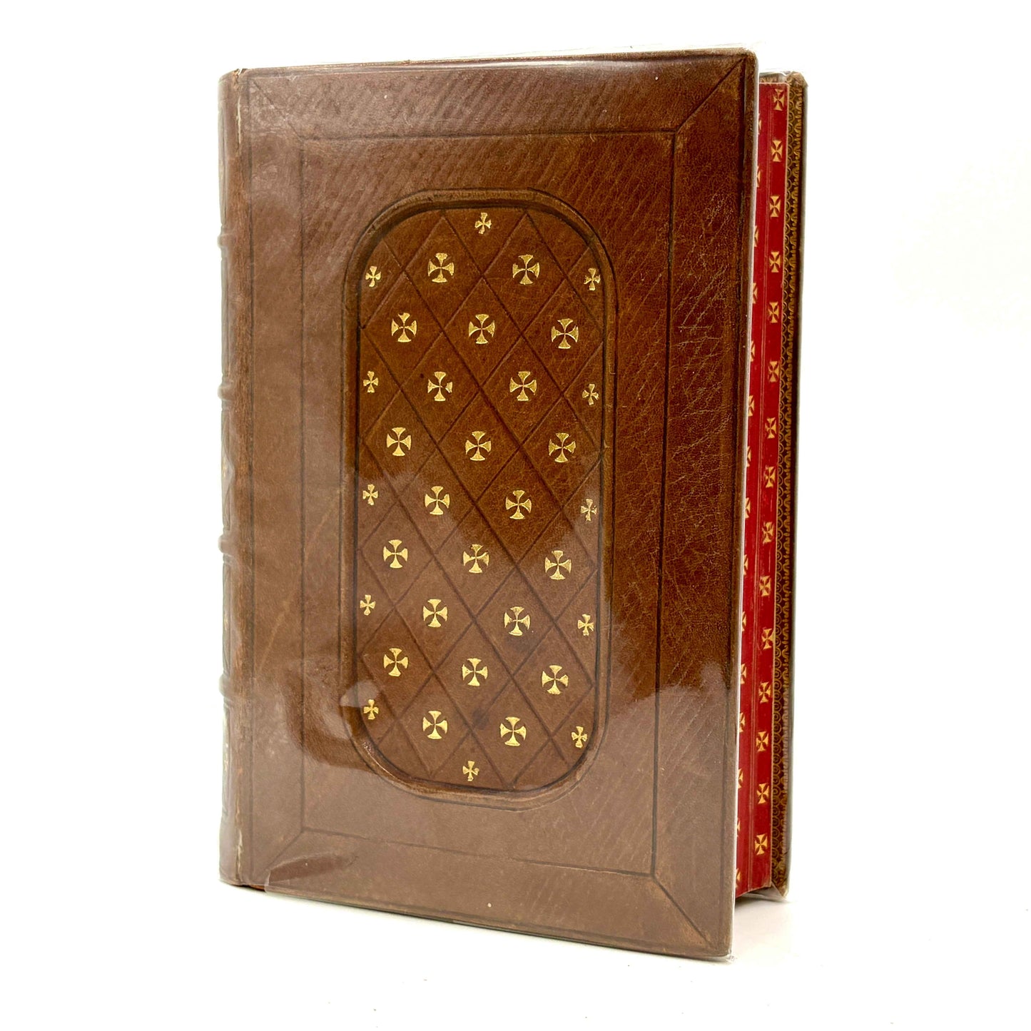 BAUTIN, M. L'Abbe L. "L'Imitation de Jesus-Christ" [Furne, 1855] Gauffered Red