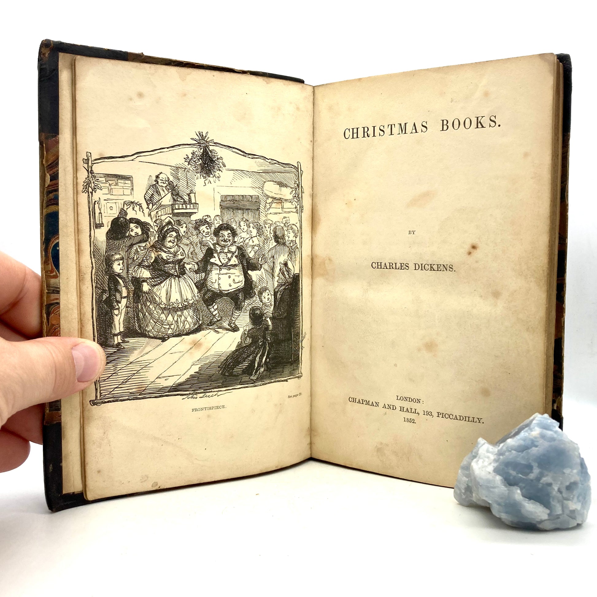 DICKENS, Charles "Christmas Books" [Chapman & Hall, 1852] 1st Edition Thus - Buzz Bookstore