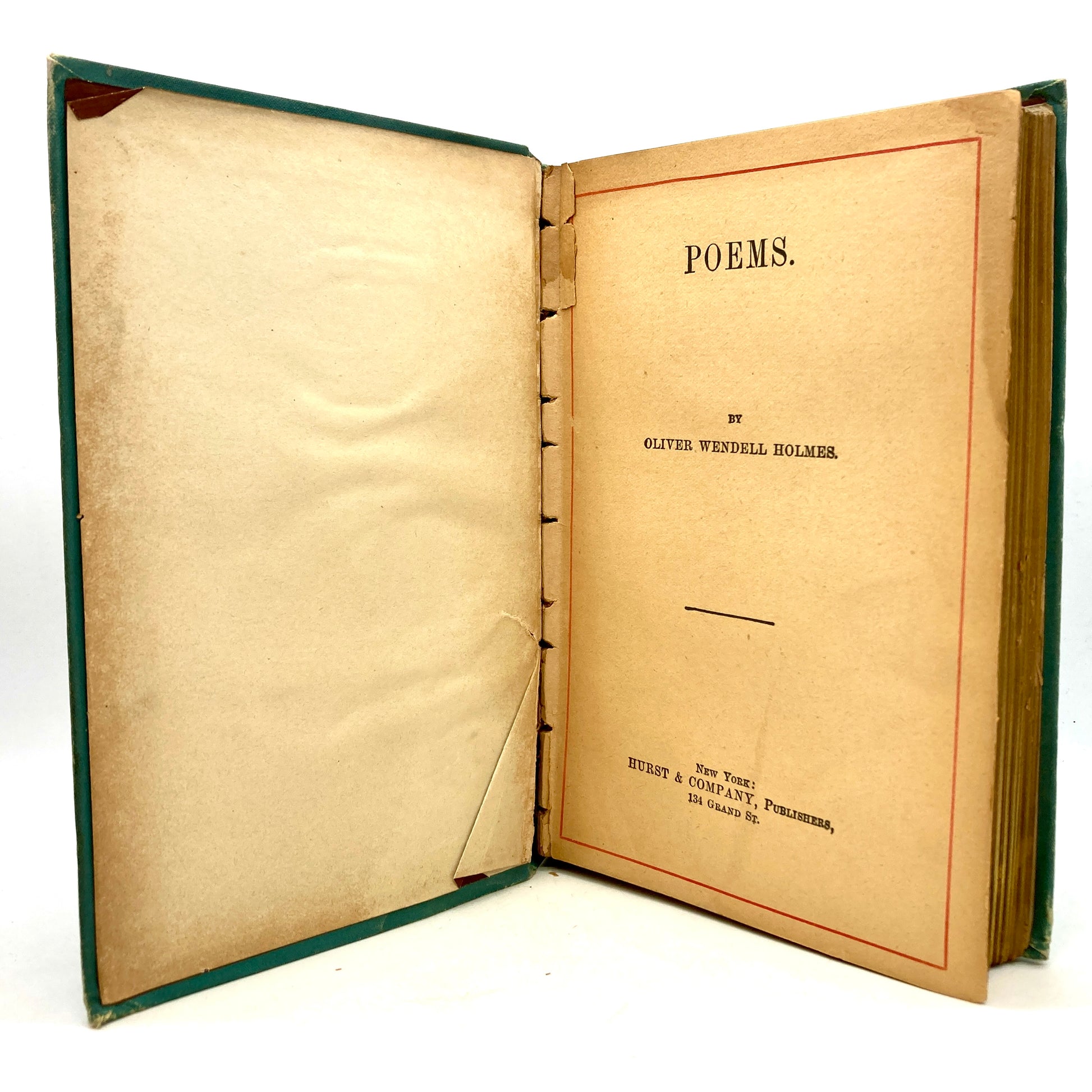 HOLMES, Oliver Wendell "Poems" [Hurst & Co, c1880s] - Buzz Bookstore