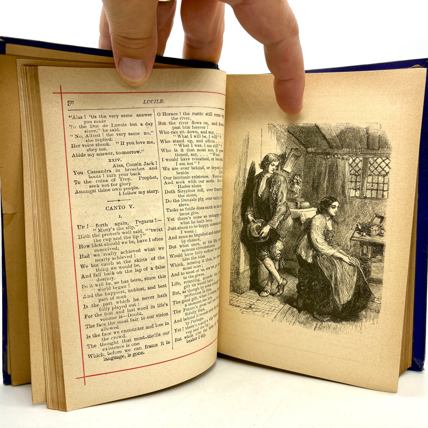 MEREDITH, Owen "The Poetical Works" [Hurst & Co, n.d./c1800s] Lucile