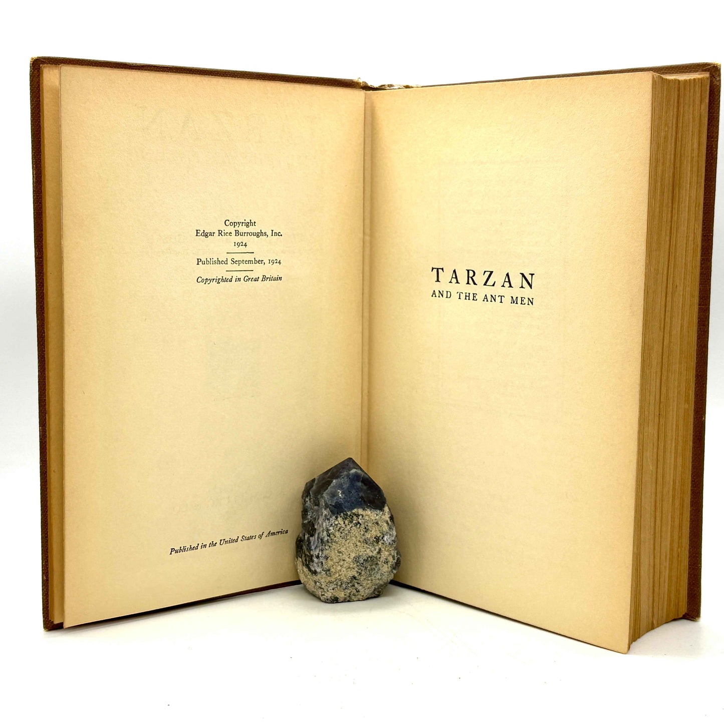 BURROUGHS, Edgar Rice "Tarzan and the Ant Men" [AC McClurg, 1924] 1st Edition