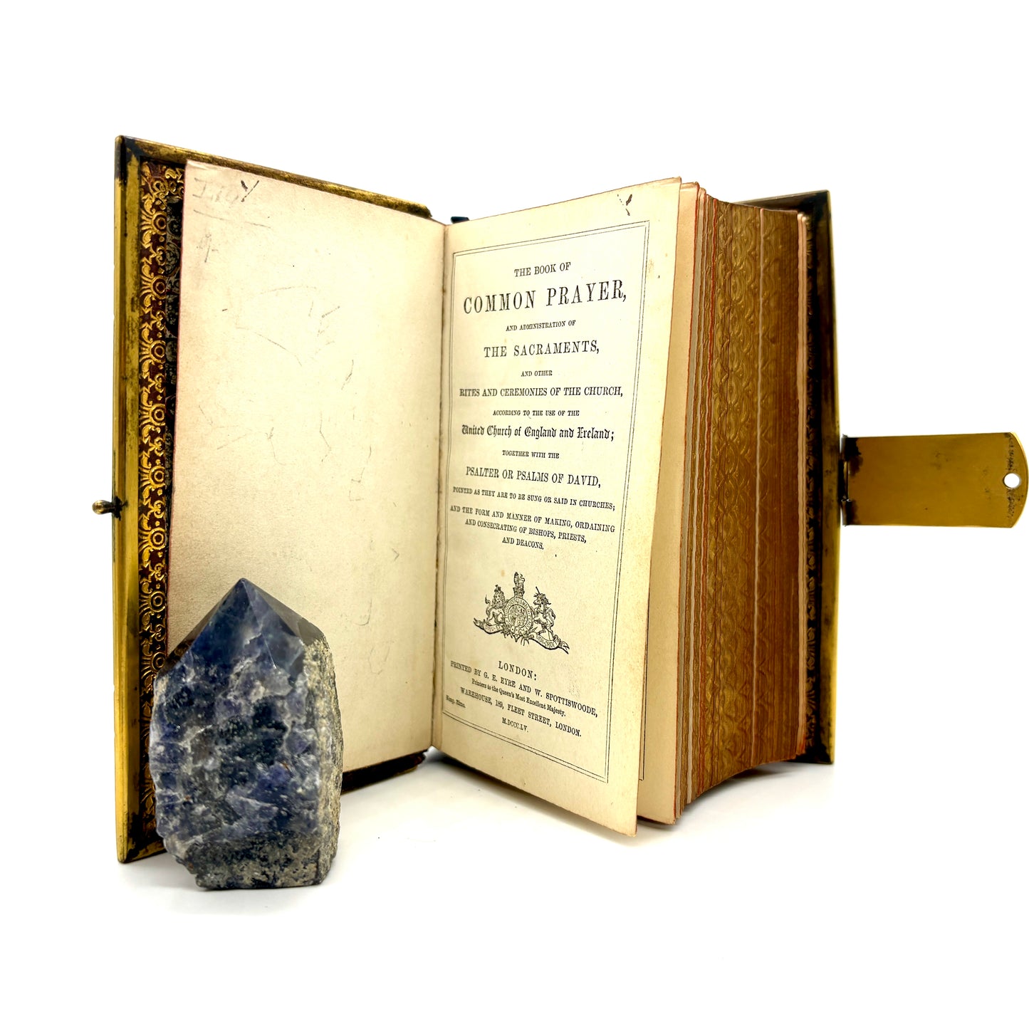 "The Book of Common Prayer" [G.E. Eyre & W. Spottiswoode, 1855] Gauffered