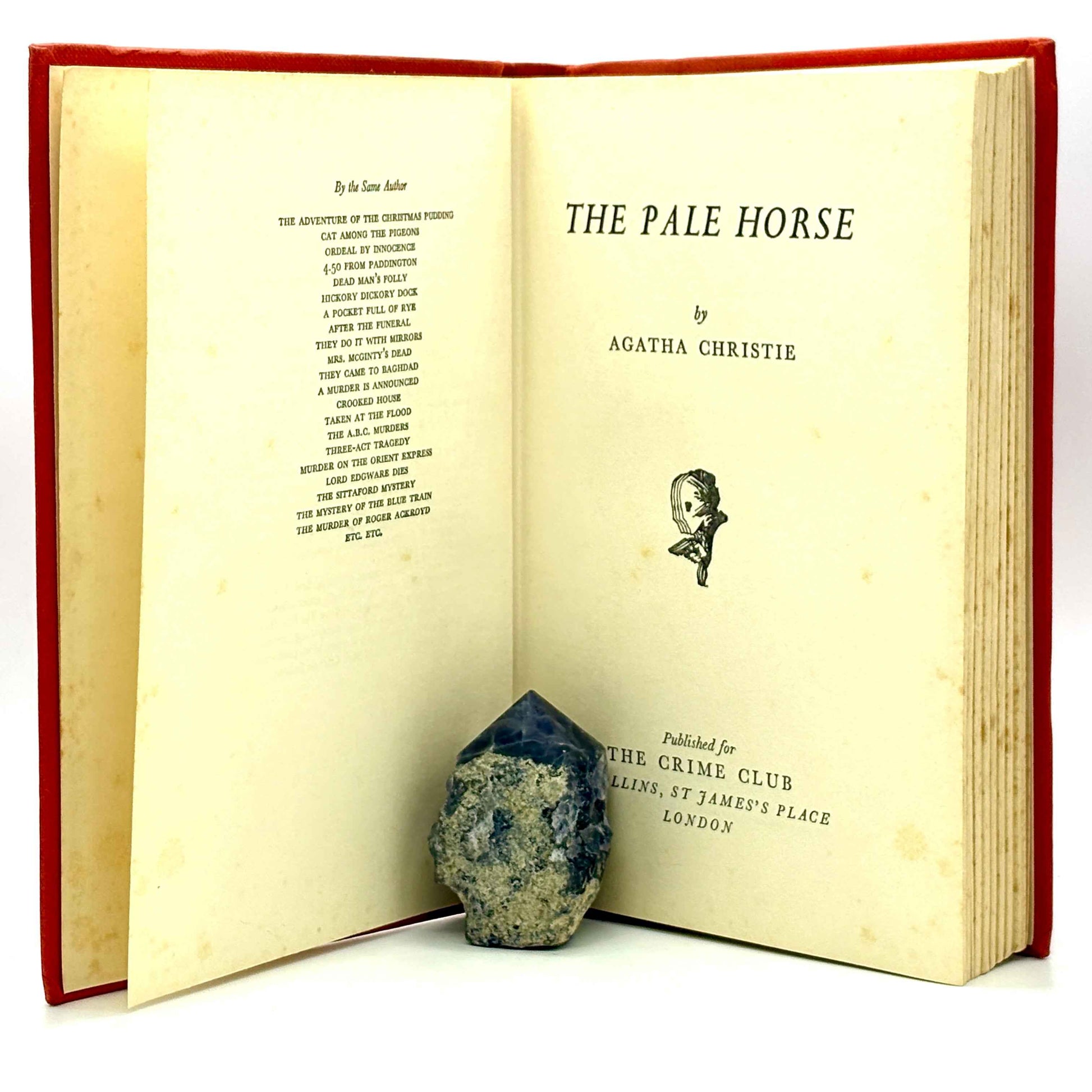CHRISTIE, Agatha "The Pale Horse" [The Crime Club, 1961] 1st Edition