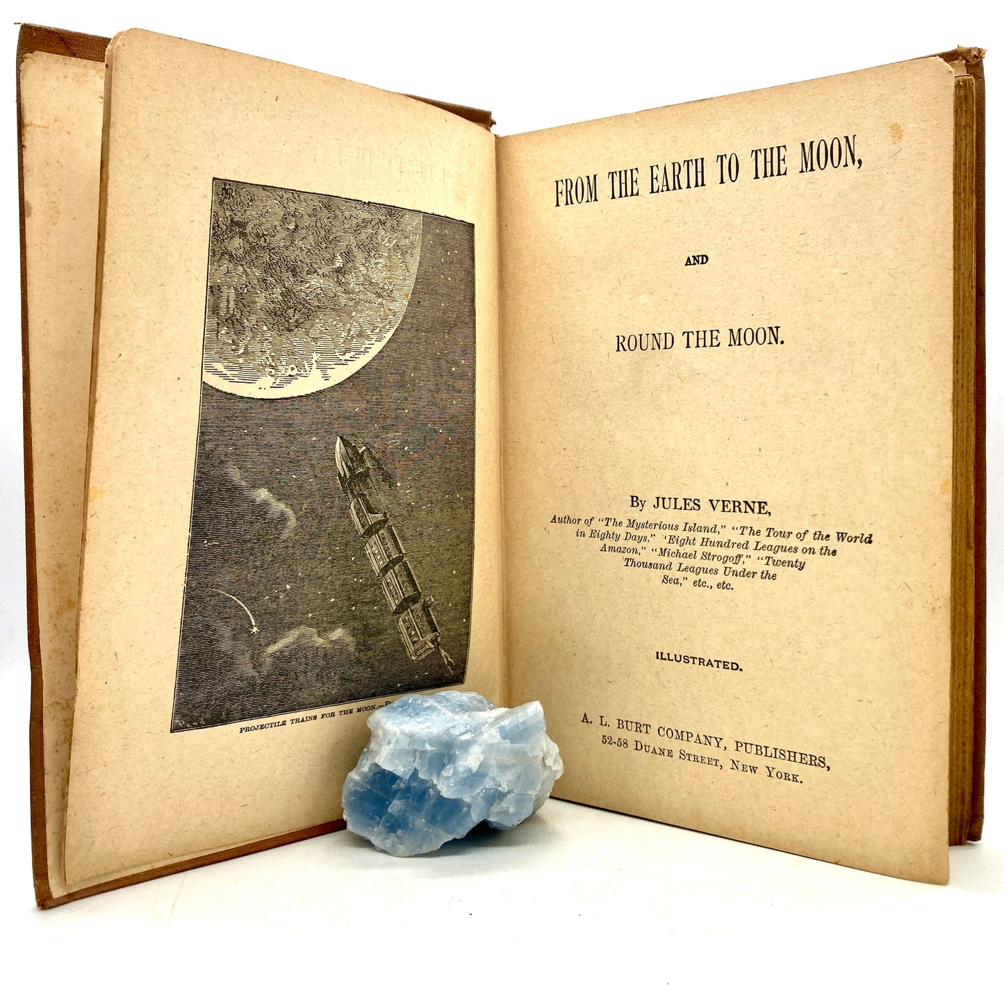 VERNE, Jules "From the Earth to the Moon" [A.L. Burt Company, n.d./c1902]