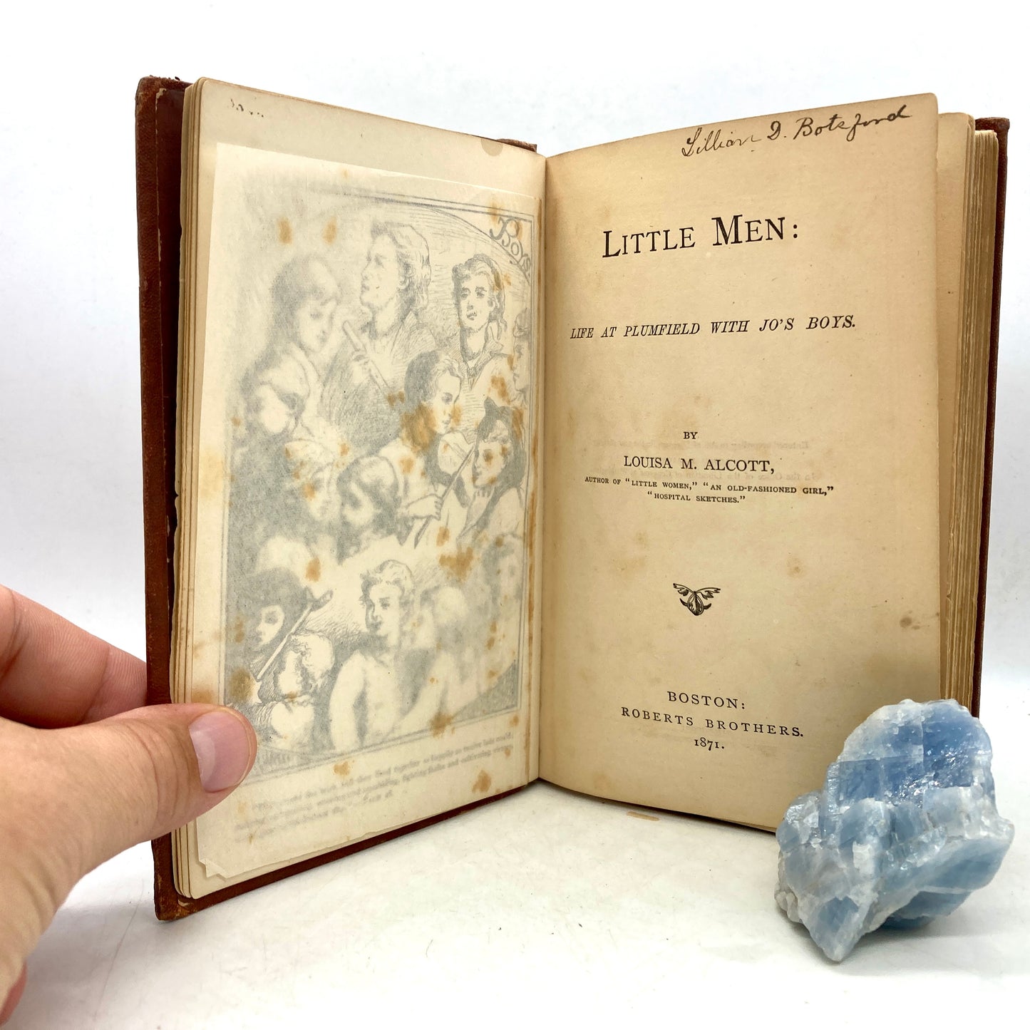 ALCOTT, Louisa May "Little Men" [Roberts Brothers, 1871] 1st Edition, 1st Printing