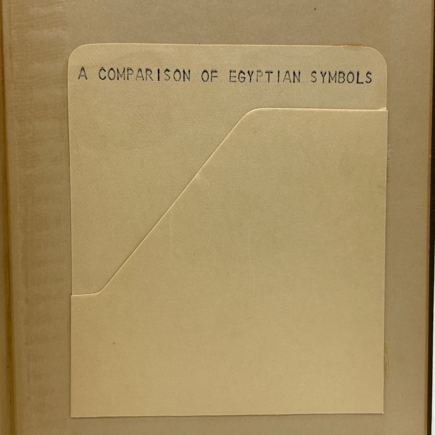 PORTAL, Frederic “A Comparison of Egyptian Symbols” [Masonic Supply Co, 1904]