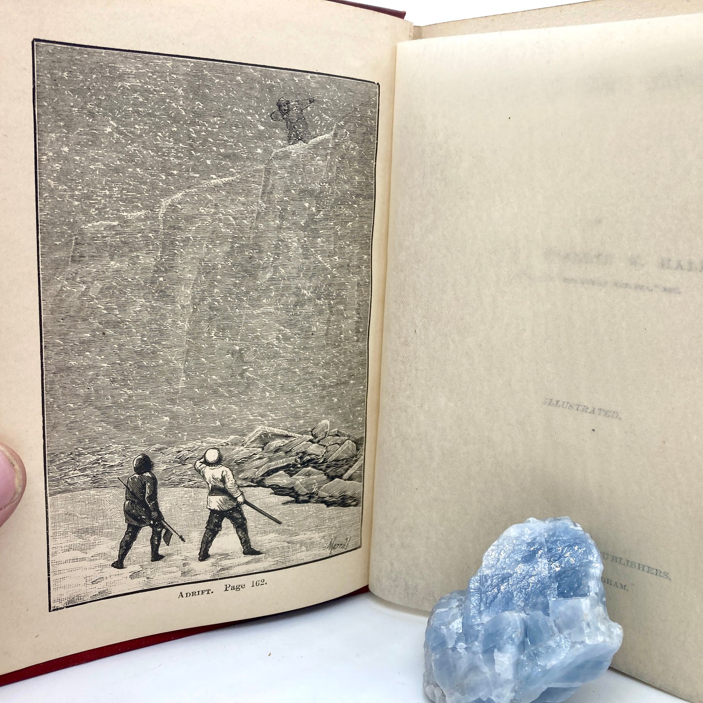 HALL, Charles W. "Adrift in the Ice Fields" [Lee and Shepard, 1877] 1st Edition