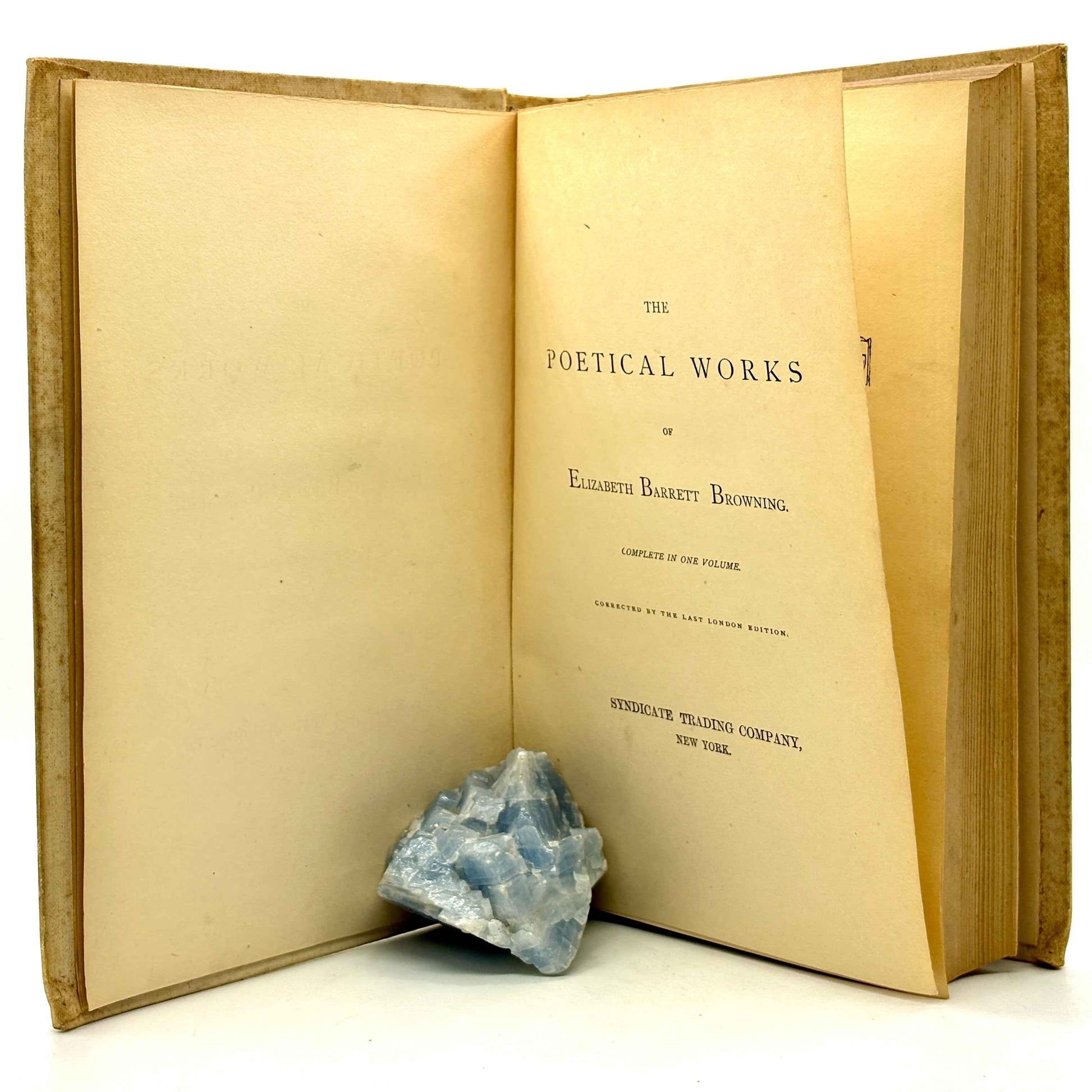 BROWNING, Elizabeth Barrett. “The Poetical Works” [Syndicate Trading Co, c1890s]