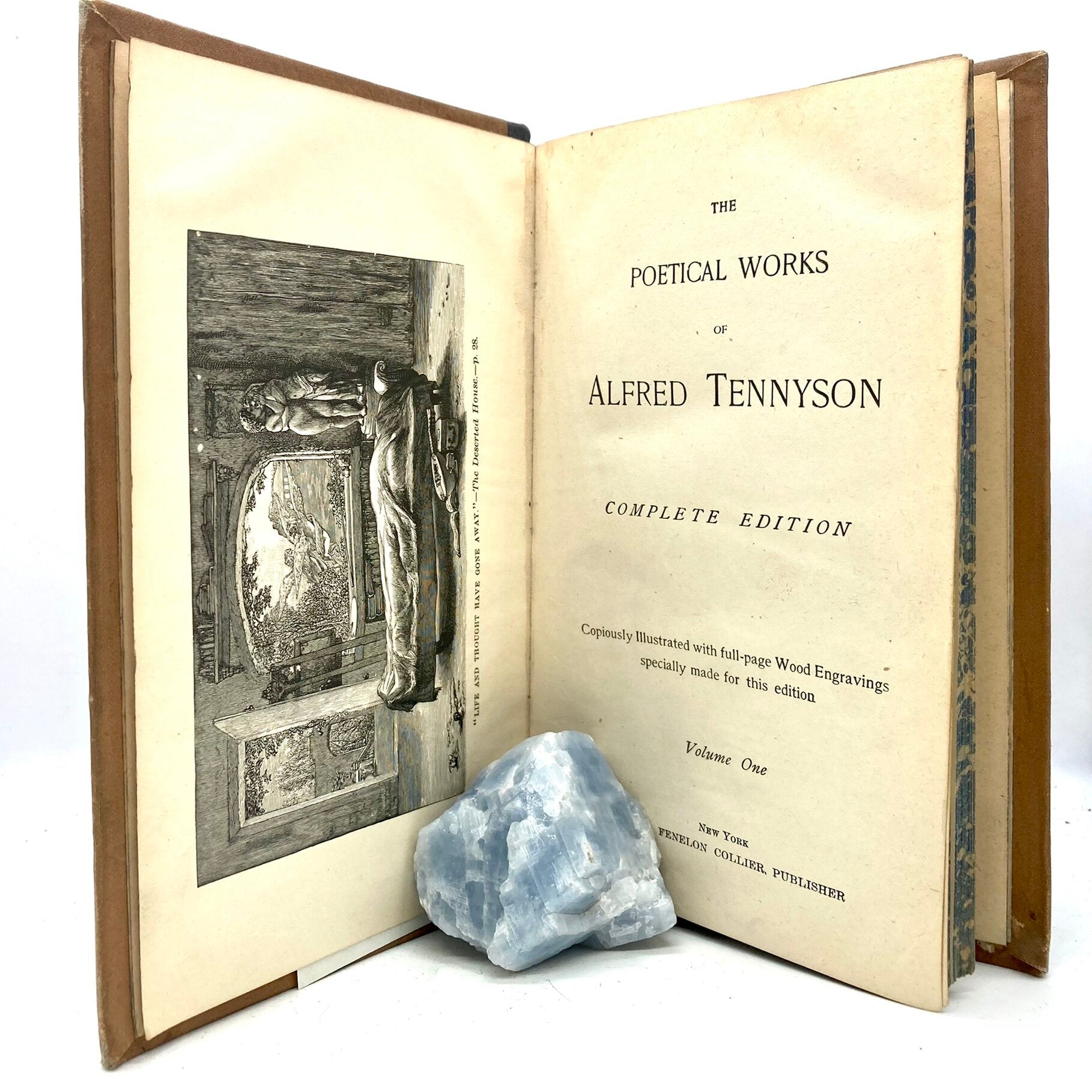 TENNYSON, Alfred Lord "The Poetical Works of Alfred Tennyson" [Peter Fenelon Collier, c1890s] - Buzz Bookstore