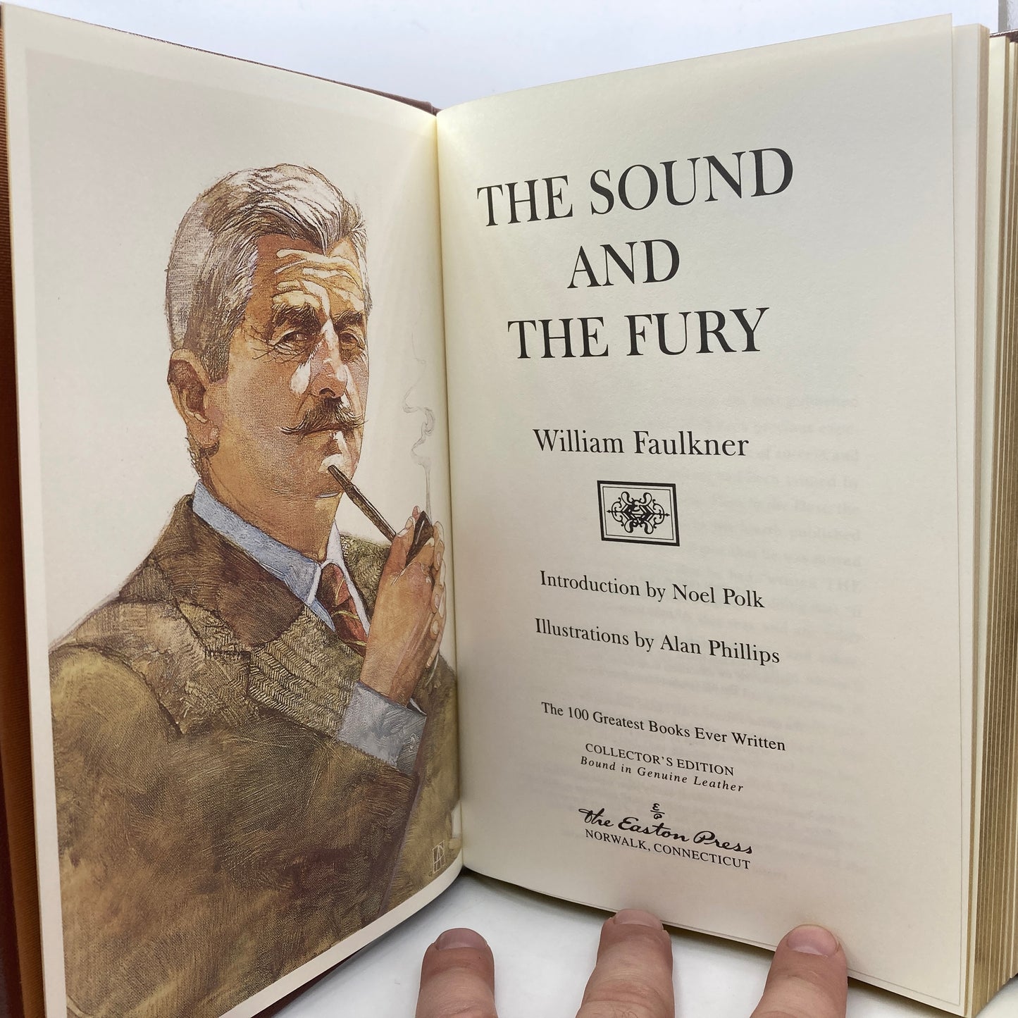 FAULKNER, William "The Sound and the Fury" [Easton Press, 2004]