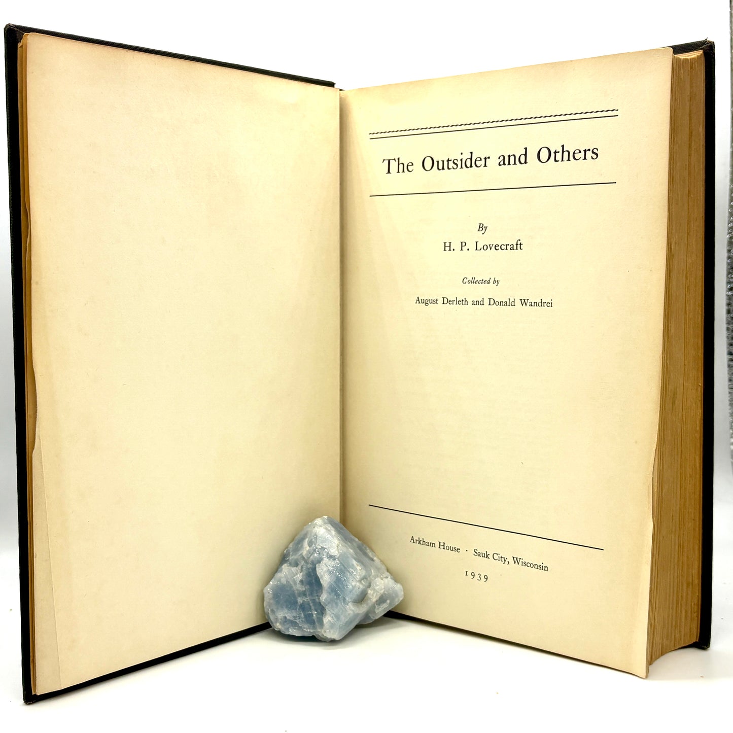 LOVECRAFT, H.P. "The Outsider and Others" [Arkham House, 1939] 1st Edition