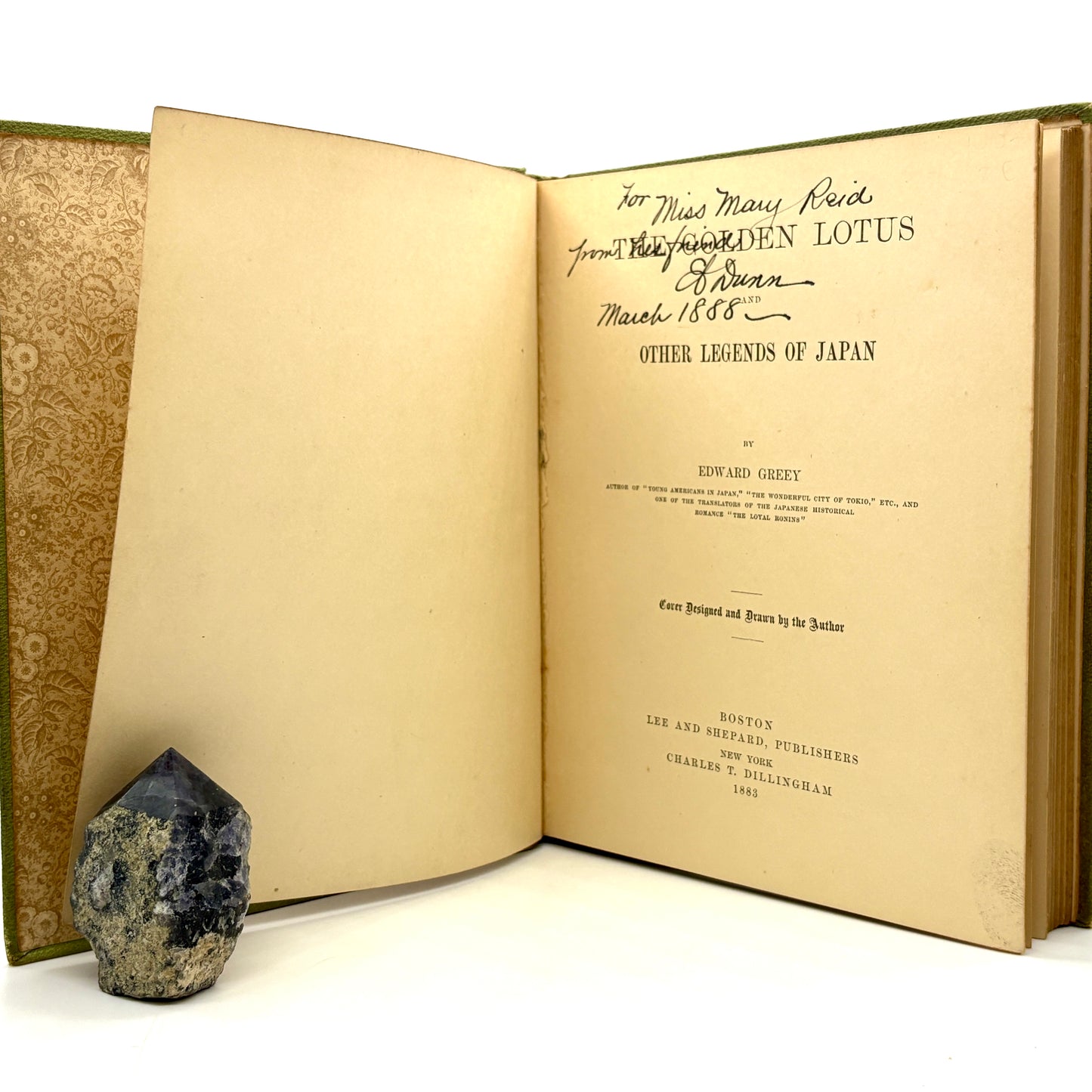 GREEY, Edward "The Golden Lotus" [Lee and Shepard, 1883]
