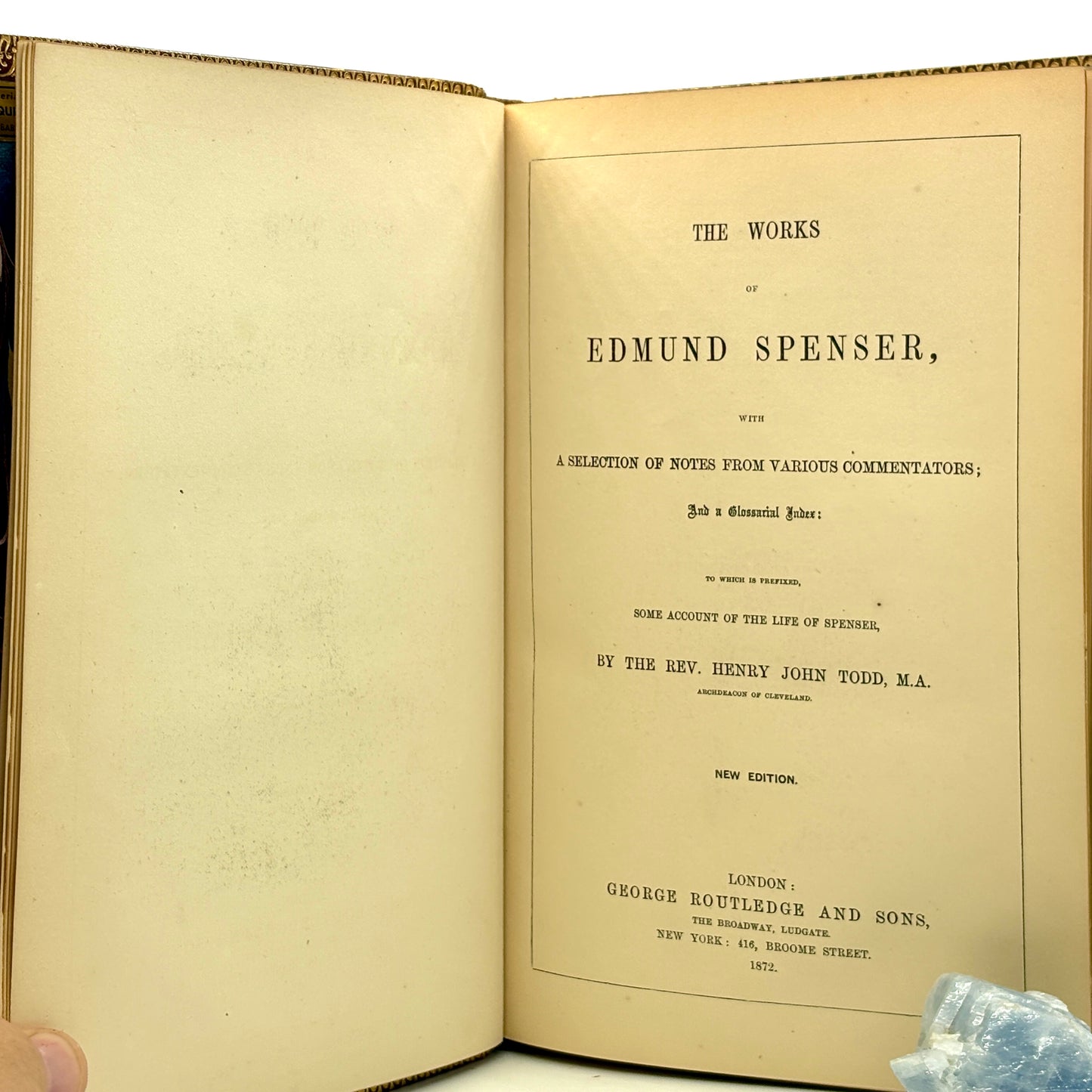 SPENSER, Edmund "The Works of Edmund Spenser" [Routledge, 1872] Faerie Queene