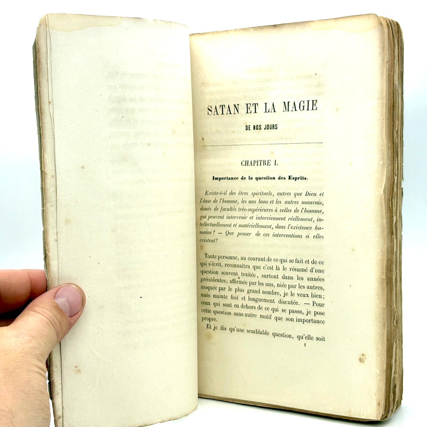 DE BRUIGNAC, Alb. Duroy "Satan et La Magie de Nos Jours" [Ch. Bleriot, 1864]