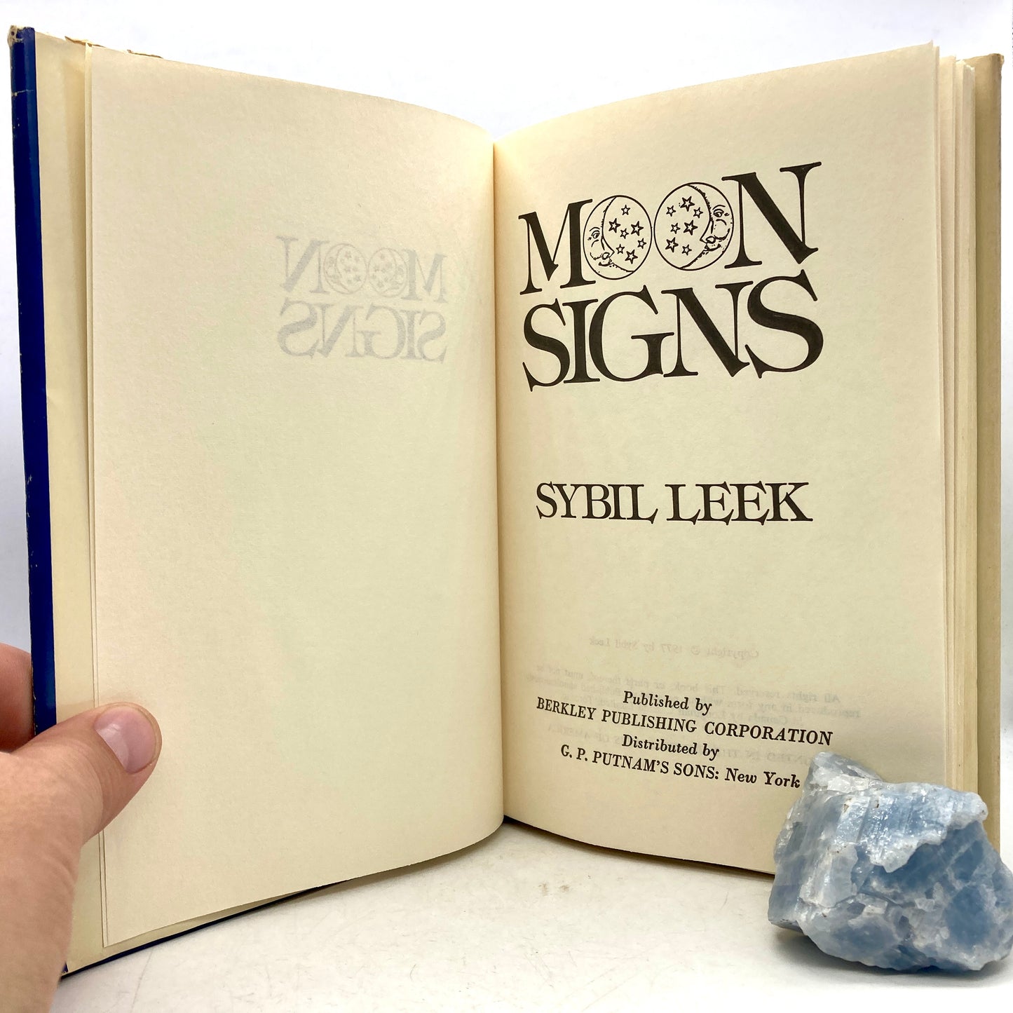 LEEK, Sybil "Moon Signs: Lunar Astrology" [Berkley Publishing, 1977]