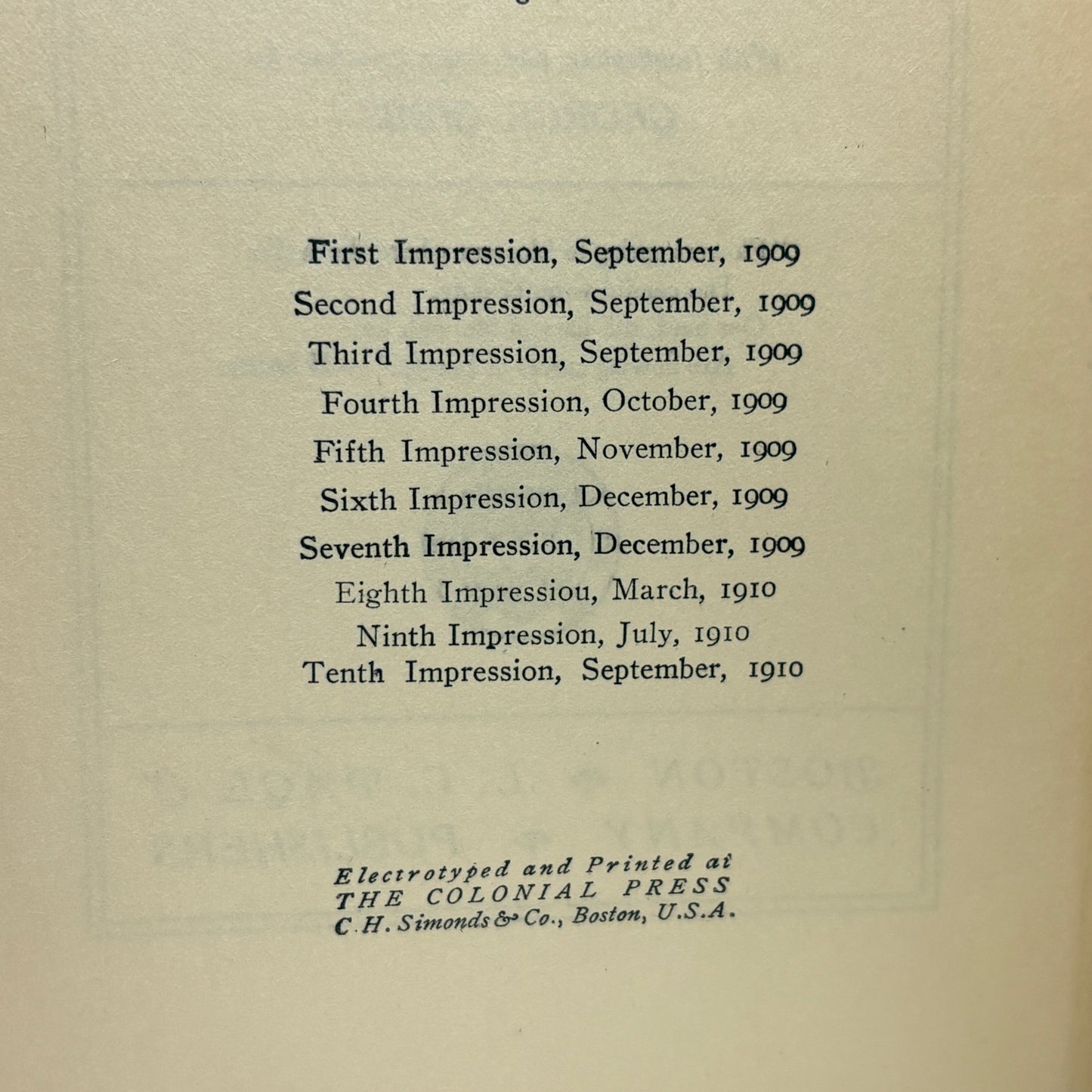 MONTGOMERY, L.M. “Anne of Avonlea” [L. C. Page & Company, 1910]