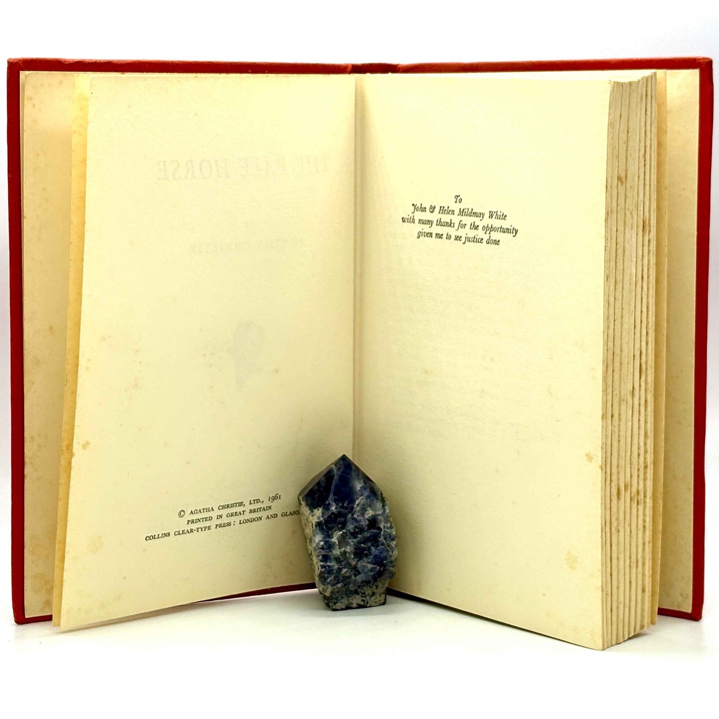 CHRISTIE, Agatha "The Pale Horse" [The Crime Club, 1961] 1st Edition