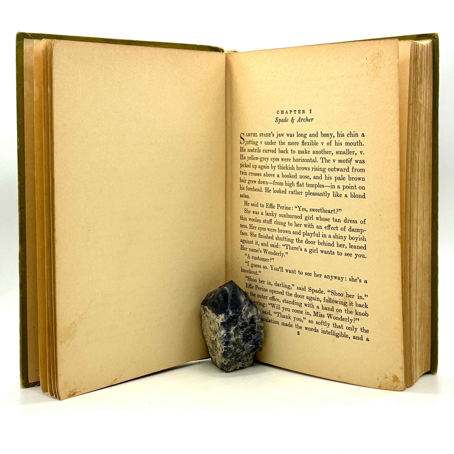 HAMMETT, Dashiell "The Maltese Falcon" [Grosset & Dunlap, 1930]