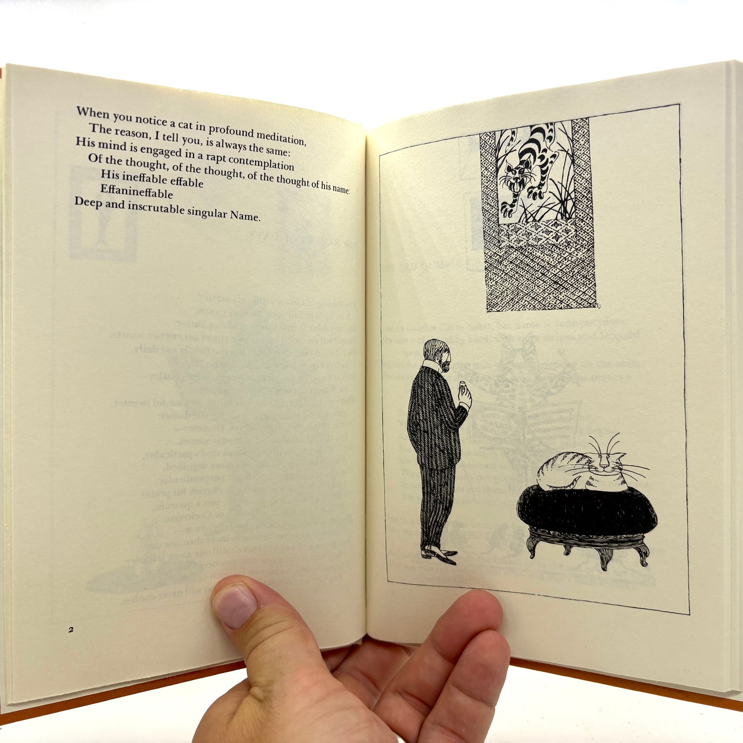 ELIOT, T.S. "Old Possum's Book of Practical Cats" [Harcourt, 1982] Signed by Edward Gorey
