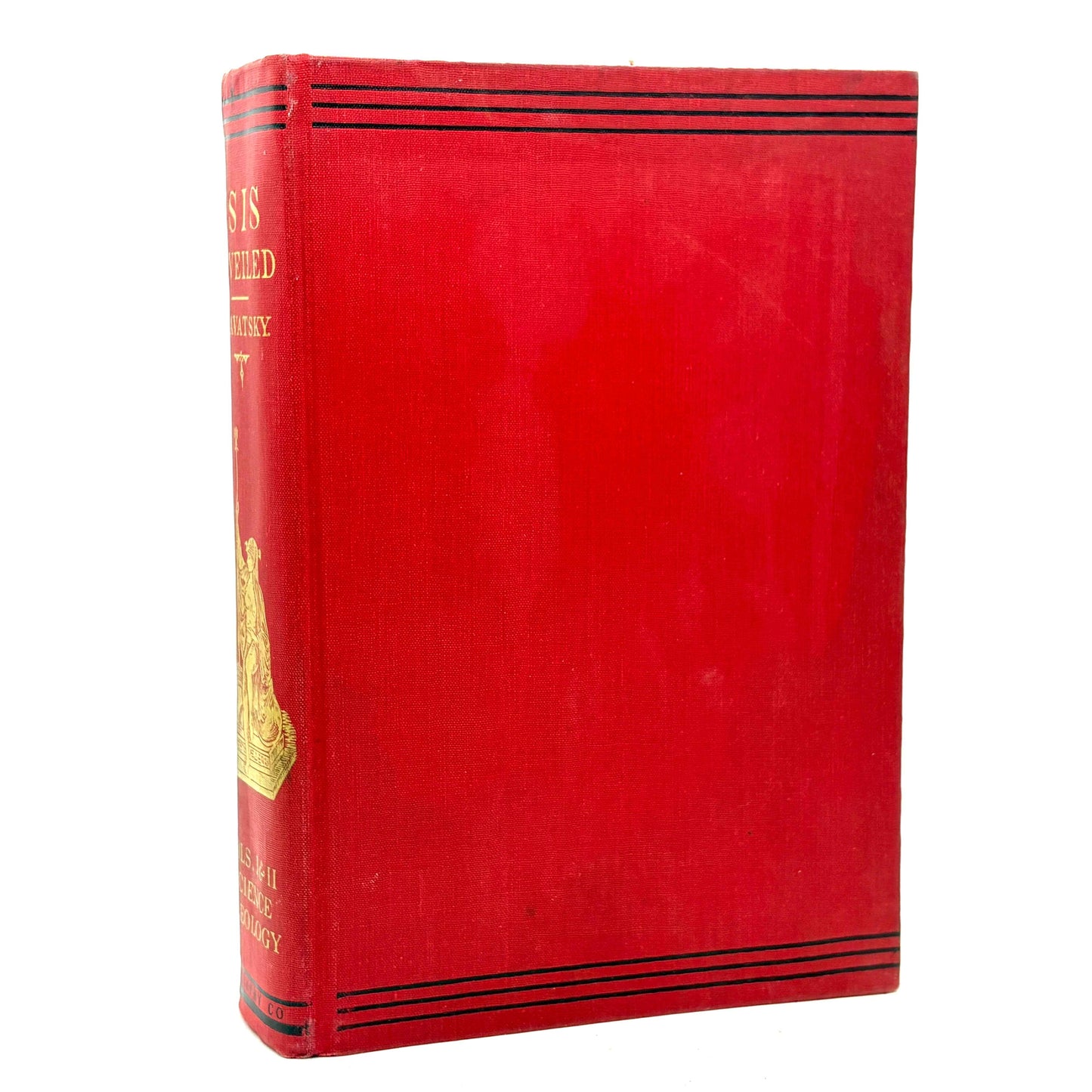 BLAVATSKY, Helena Petrovna “Isis Unveiled” [Theosophical University Press, c1946]