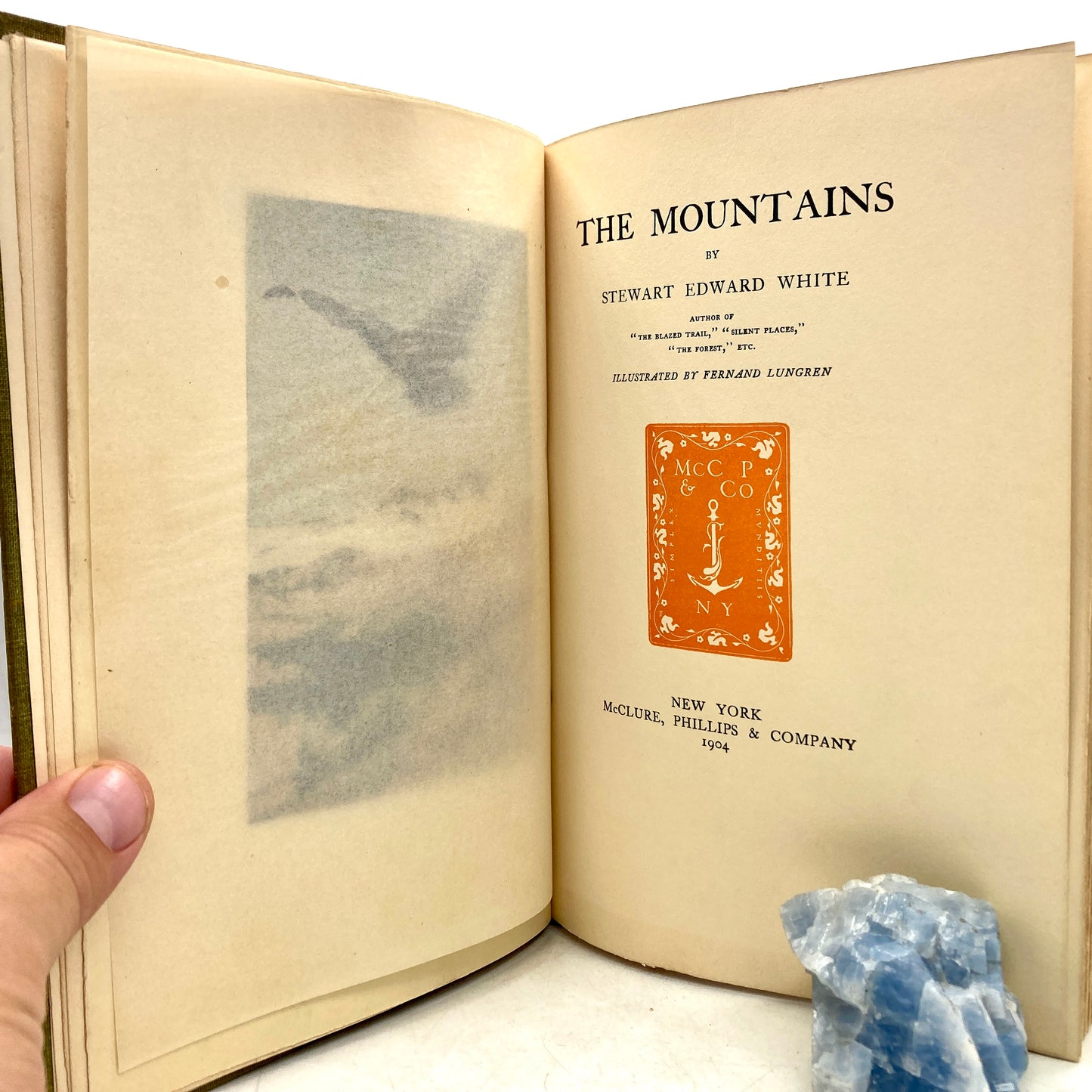 WHITE, Stewart Edward "The Mountains" [McClure, Phillips & Co, 1904] 1st Edition