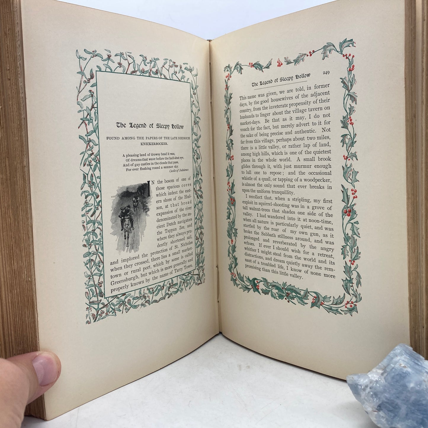 IRVING, Washington "The Sketch-Book of Geoffrey Crayon, Esq" [Putnam, 1895]