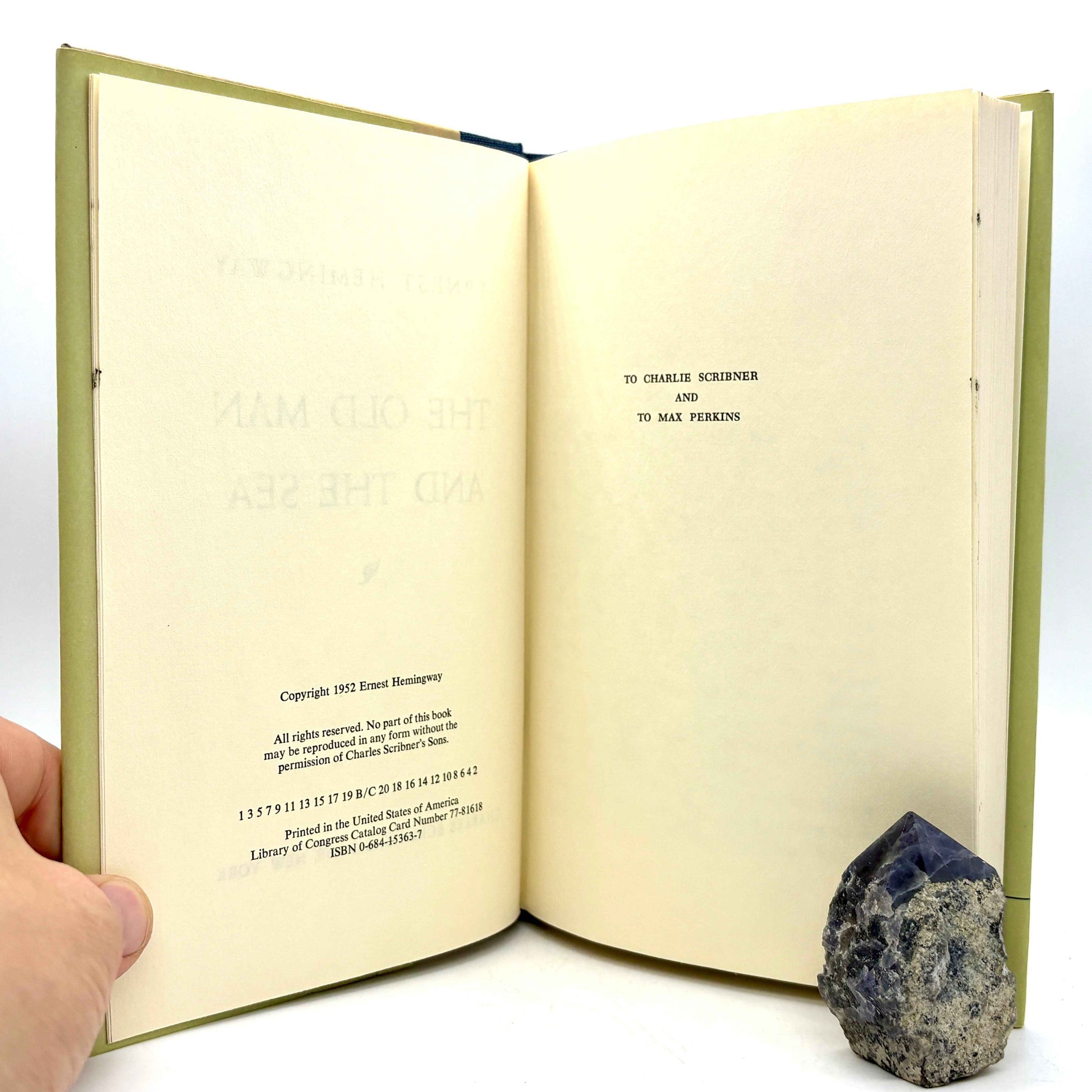 HEMINGWAY, Ernest "The Old Man and the Sea" [Scribner’s, n.d./c1970s]