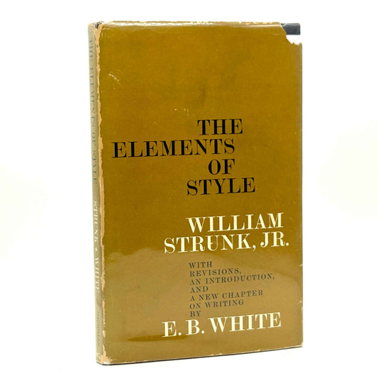 STRUNK, William, Jr. "The Elements of Style" [Macmillan, 1959] 1st Edition