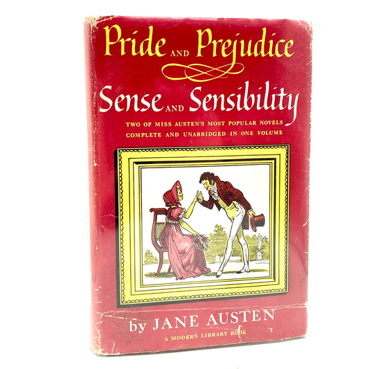 AUSTEN, Jane "Pride and Prejudice/Sense and Sensibility" [Modern Library, 1950]