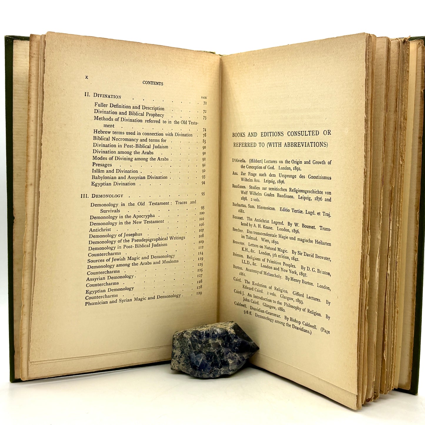 Davies, T. Witton "Magic, Divination, & Demonology Among the Hebrews" [Clarke, 1898]