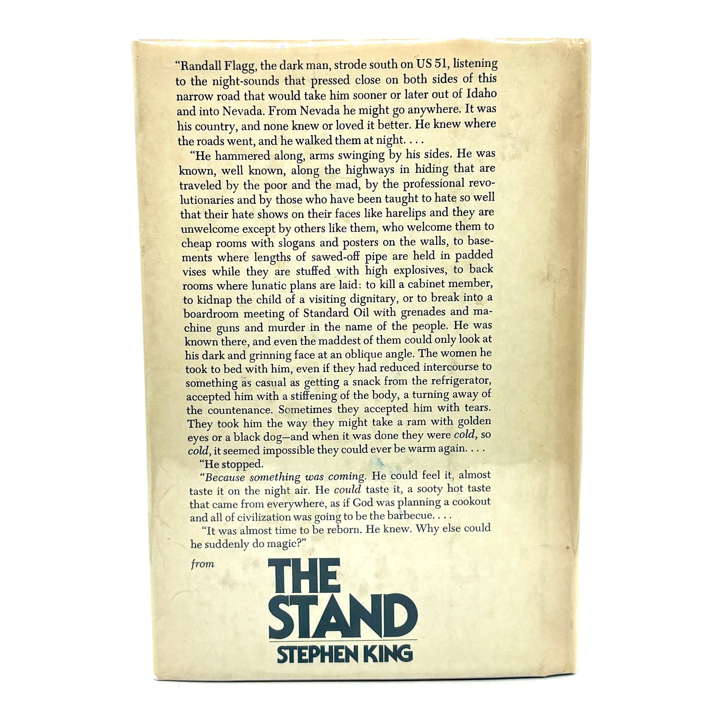 KING, Stephen “The Stand” [Doubleday & Company, 1978] 1st Printing