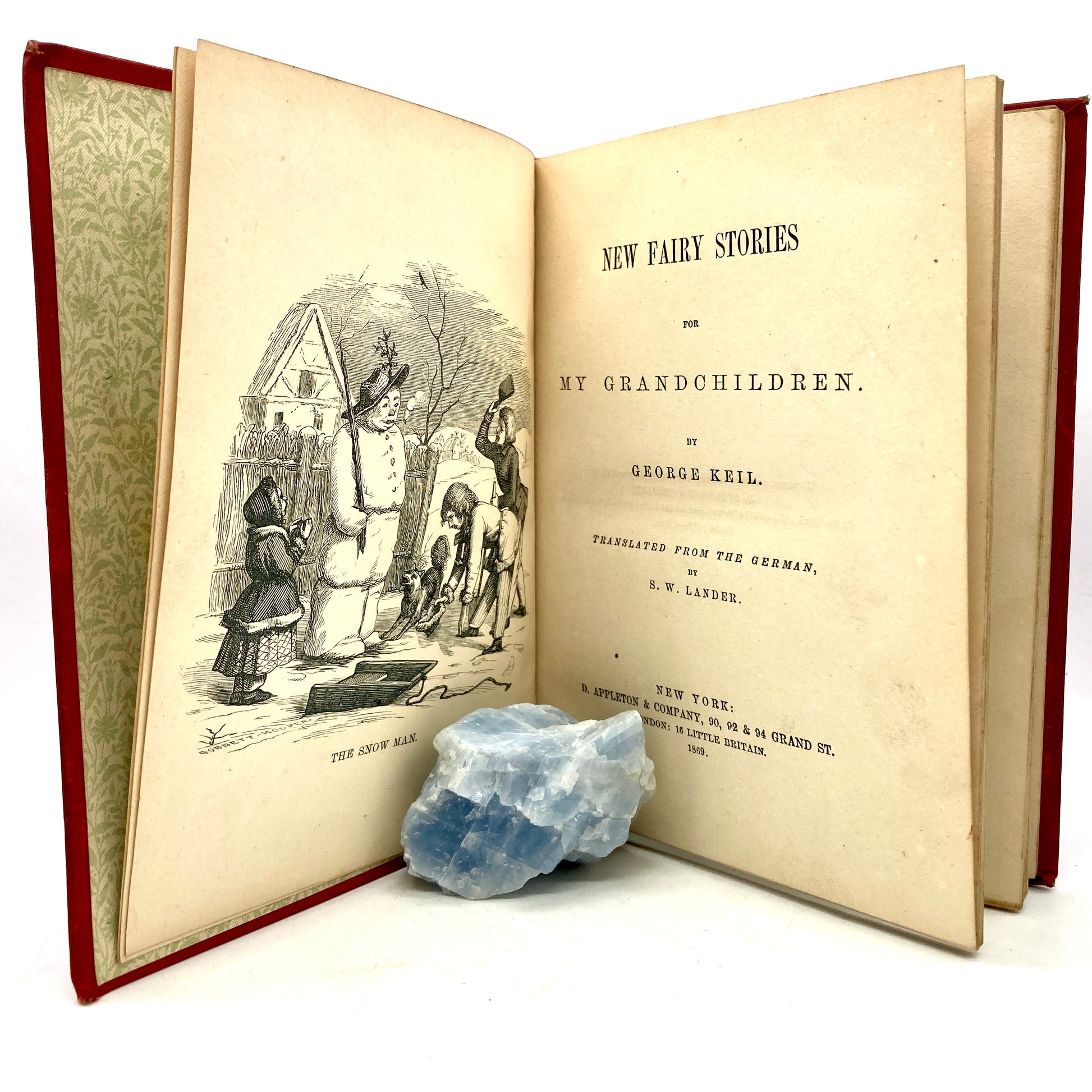 KEIL, George "New Fairy Stories For My Grandchildren" [D. Appleton & Co, 1869] - Buzz Bookstore