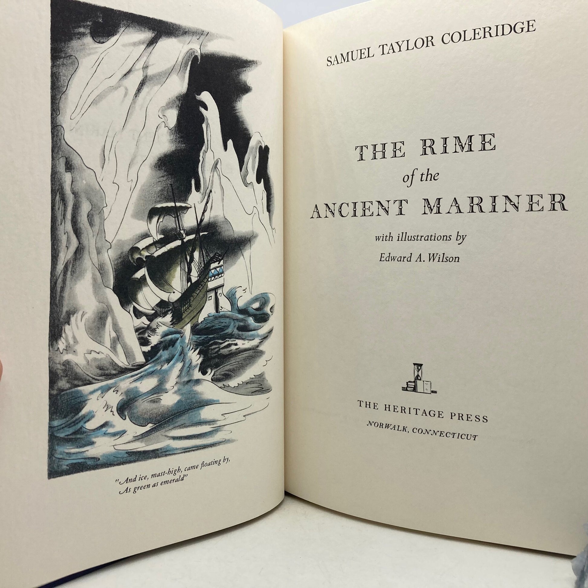 COLERIDGE, Samuel Taylor "The Rime of the Ancient Mariner" [Heritage Press, 1973] - Buzz Bookstore