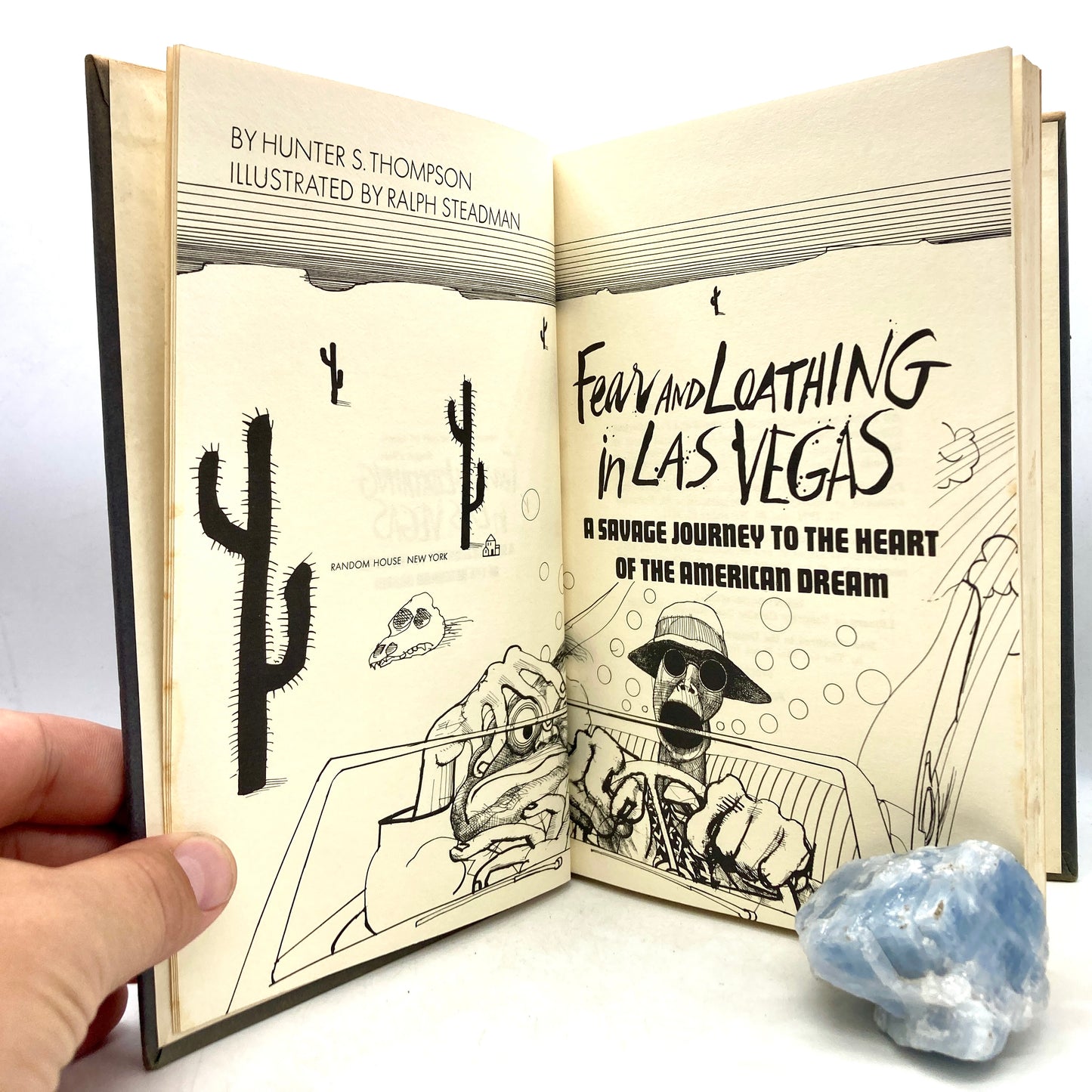 THOMPSON, Hunter S. "Fear and Loathing in Las Vegas" [Random House, 1971] 1st Edition