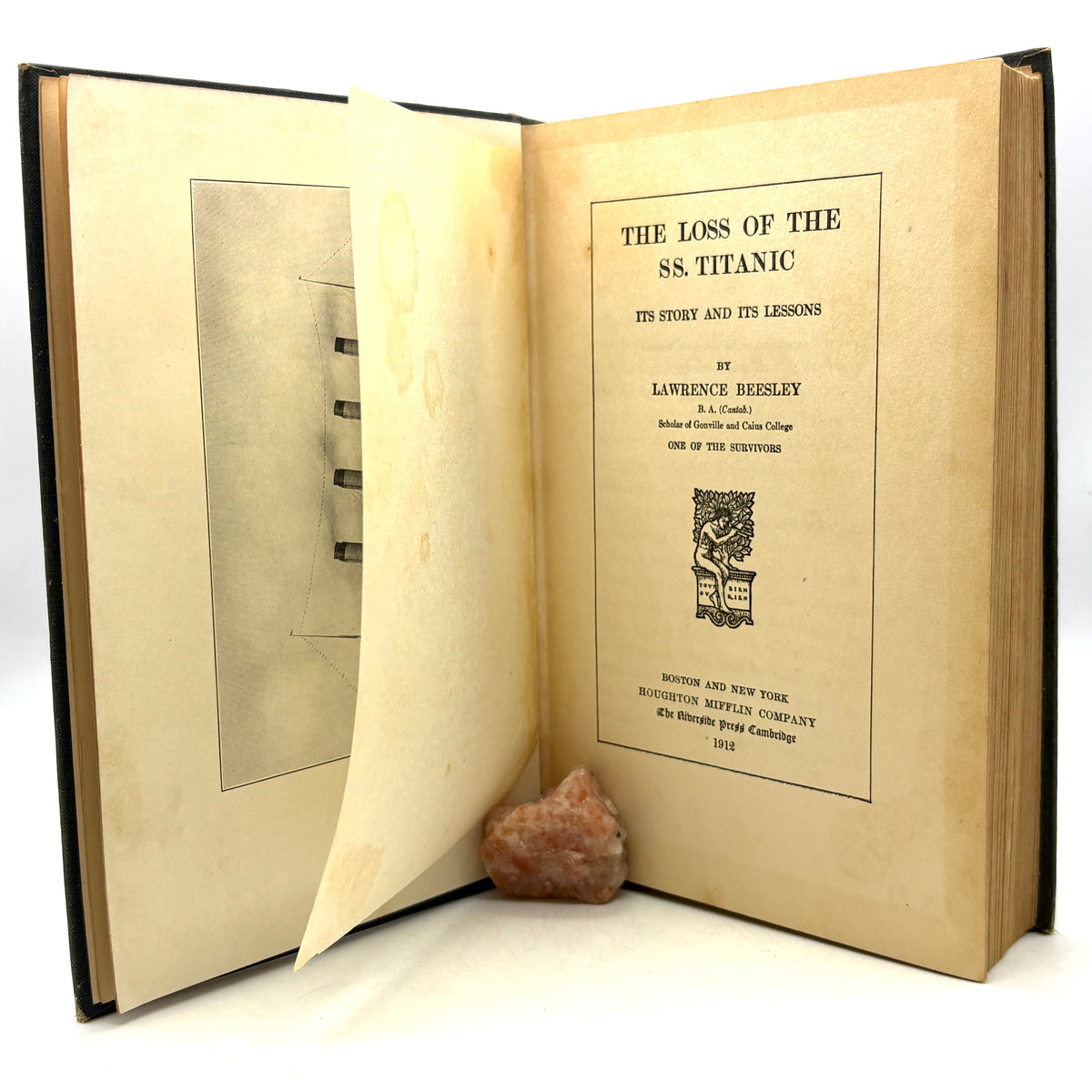 Beesley, Lawrence “The Loss of the SS. Titanic” [Houghton Mifflin, 1912] First Edition