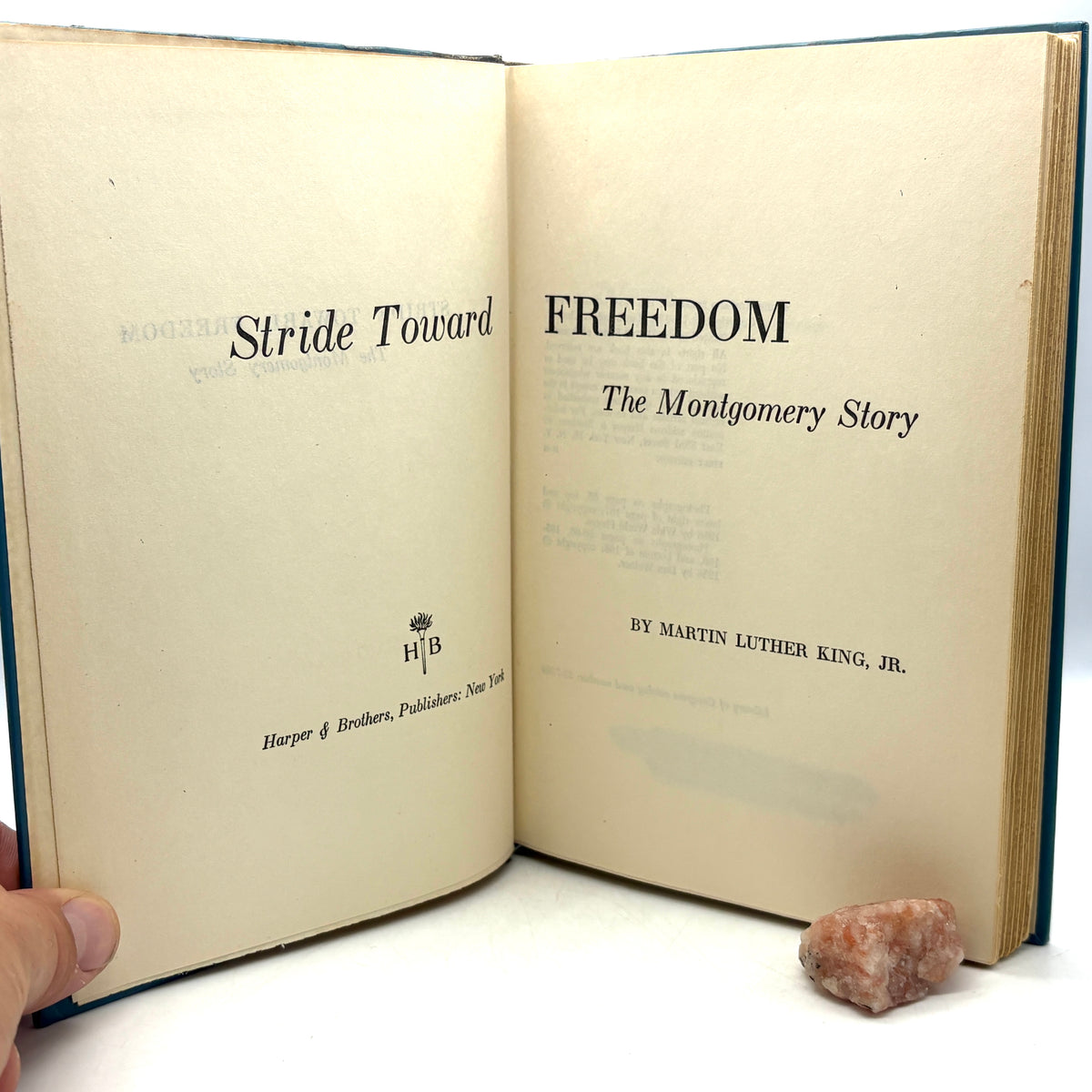 King, Martin Luther, Jr. “Stride Toward Freedom: The Montgomery Story” [Harper, 1958] 1st Edition