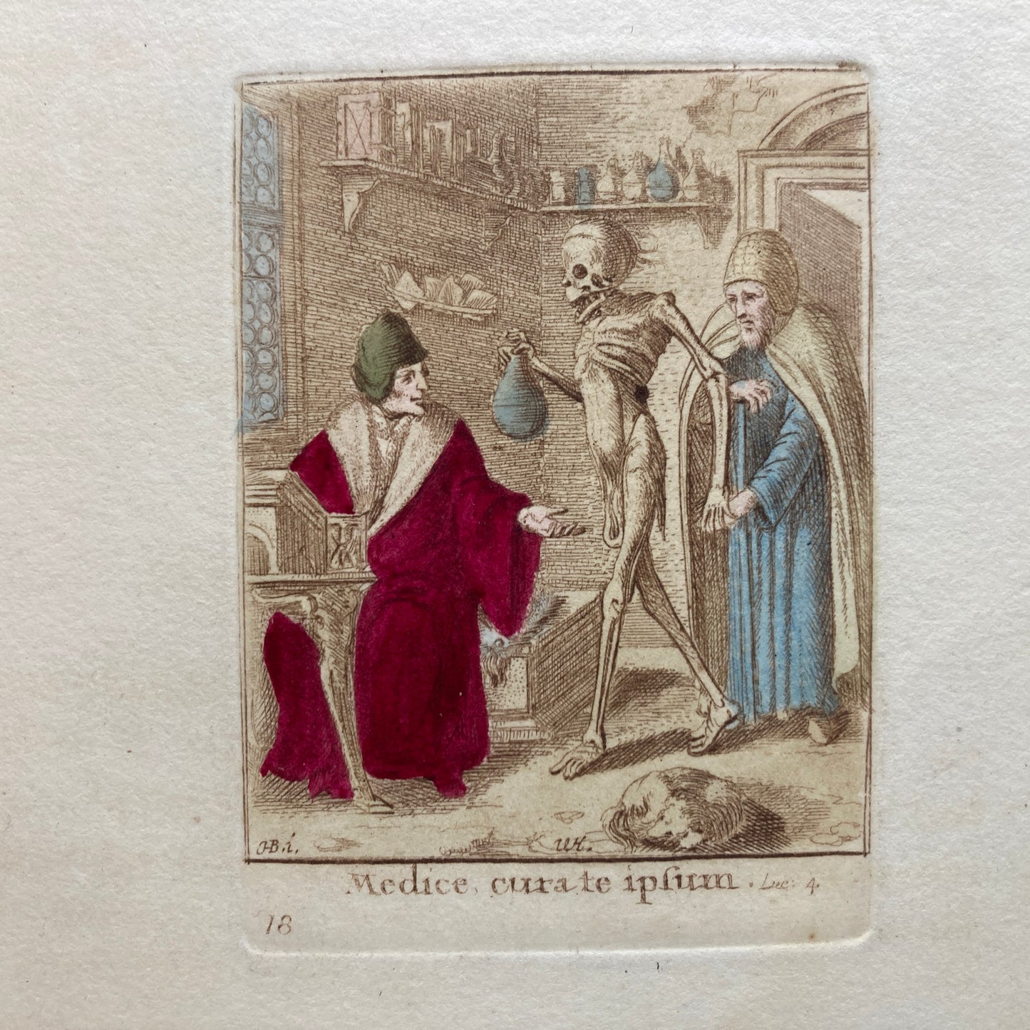 HOLBEIN, Hans "The Dance of Death" [J. Coxhead, 1816] Hand-Colored Plates