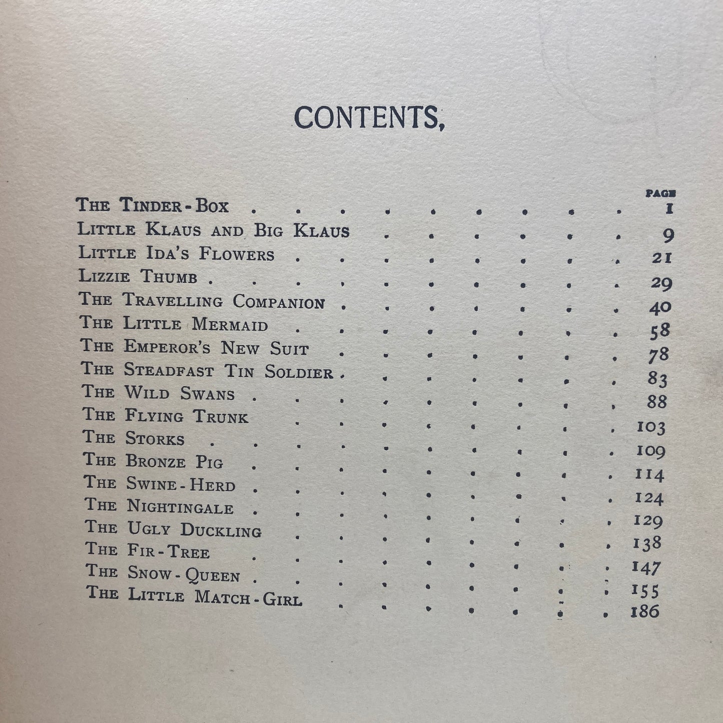 ANDERSEN, Hans Christian "Fairy Tales" [Graham and Matlack, 1902]