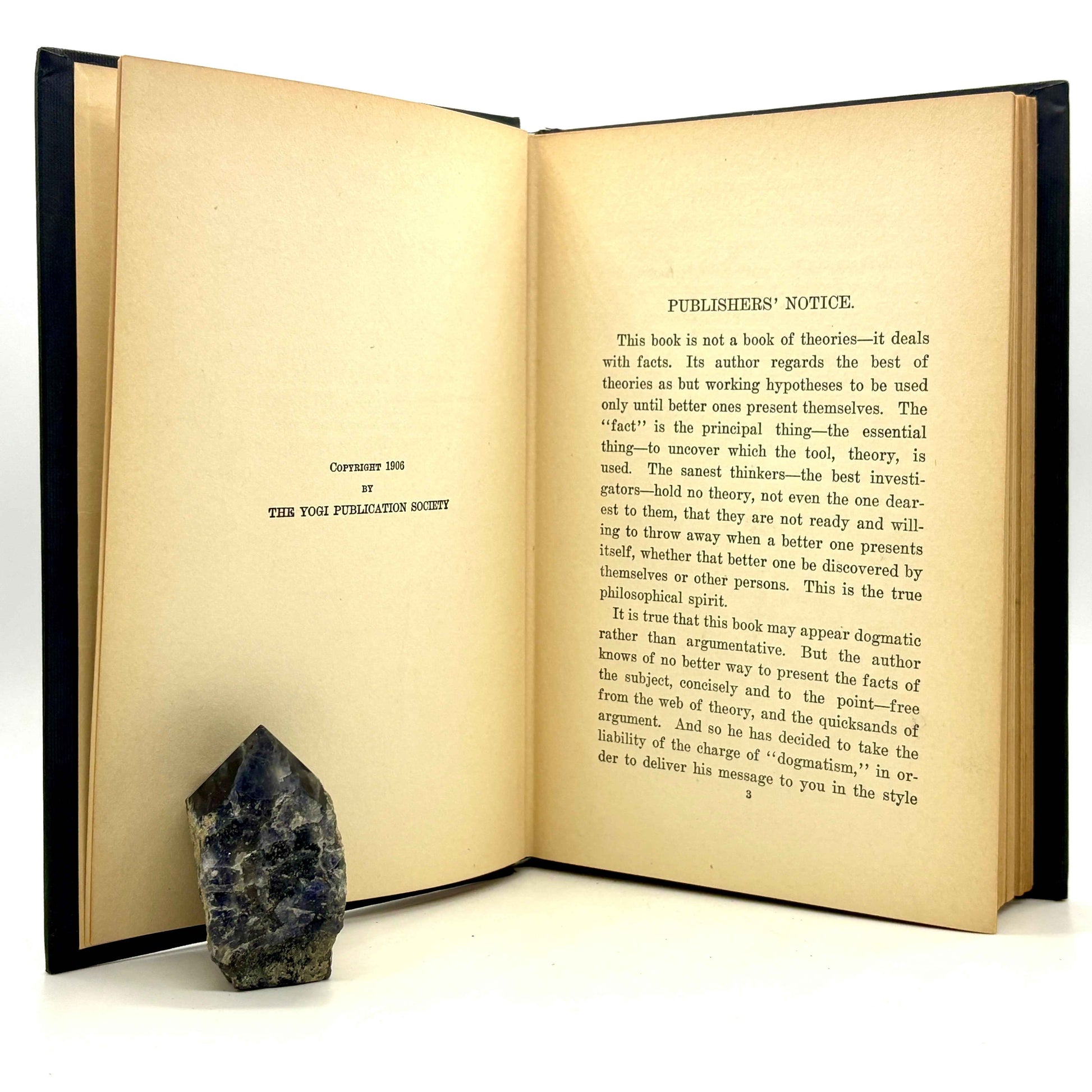 RAMACHARAKA, Yogi "The Science of Psychic Healing" [Yogi Publication Society, 1906]