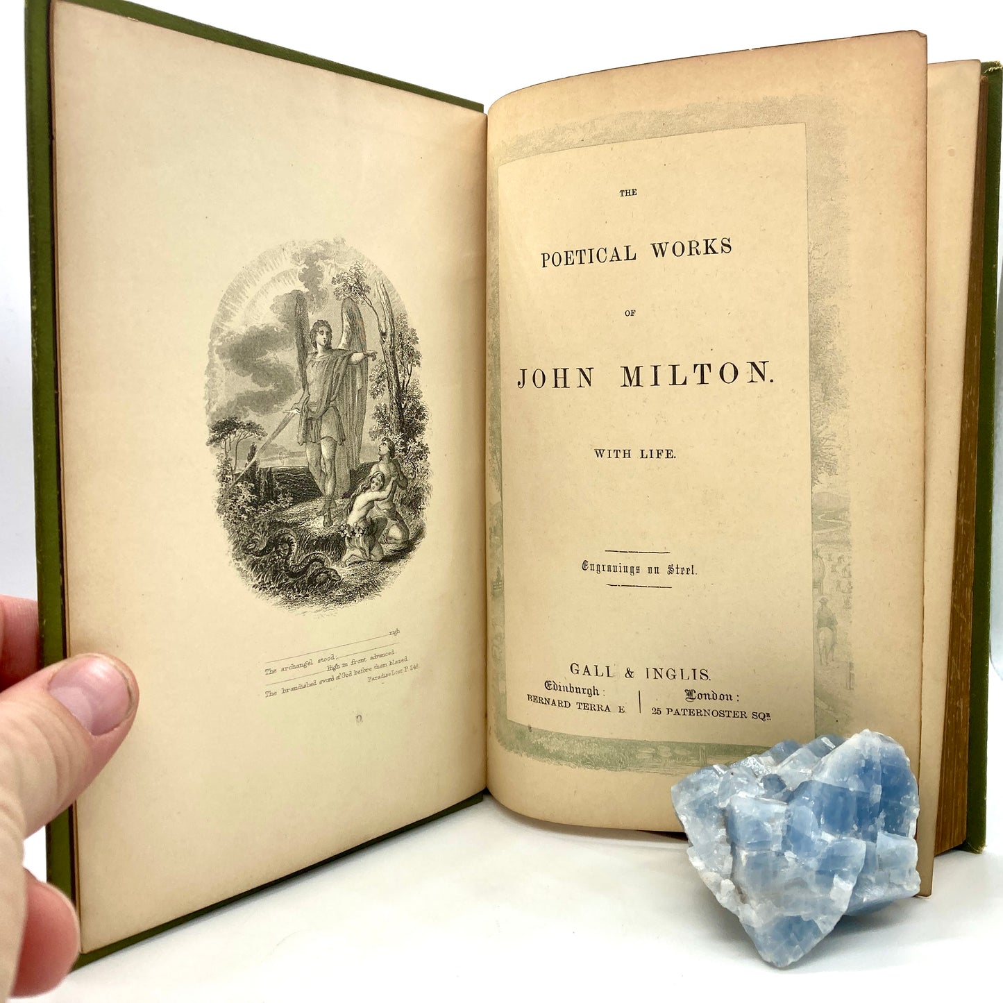 MILTON, John "The Poetical Works" [Gall & Inglis, n.d./c1892] Paradise Lost