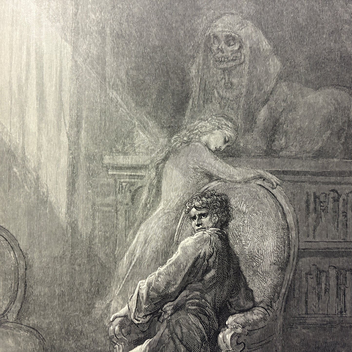 POE, Edgar Allan “The Raven” [Harper & Brothers, 1884] Gustave Doré